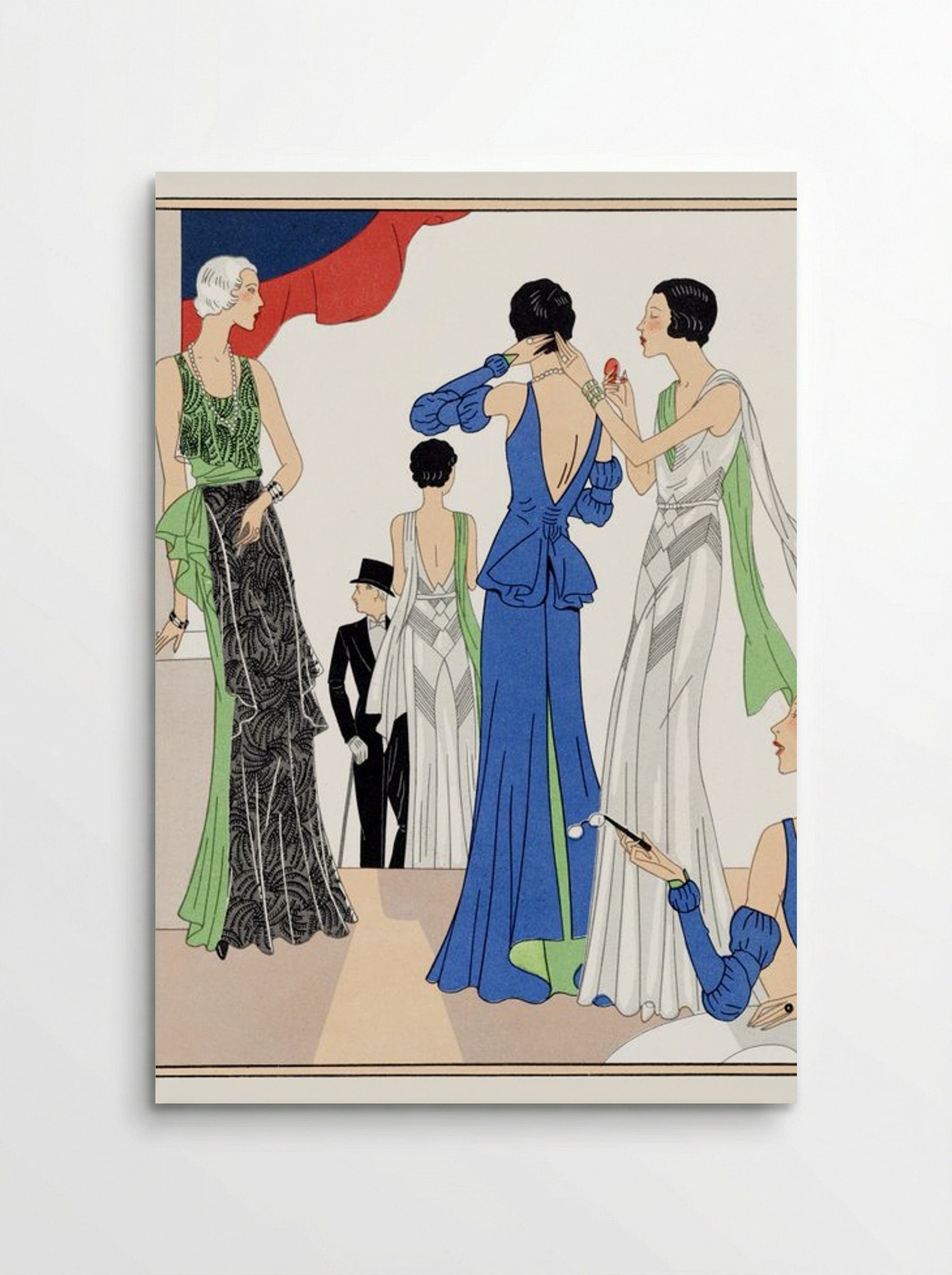 Evening Gowns, 1932 - Joseph Paquin - Poster