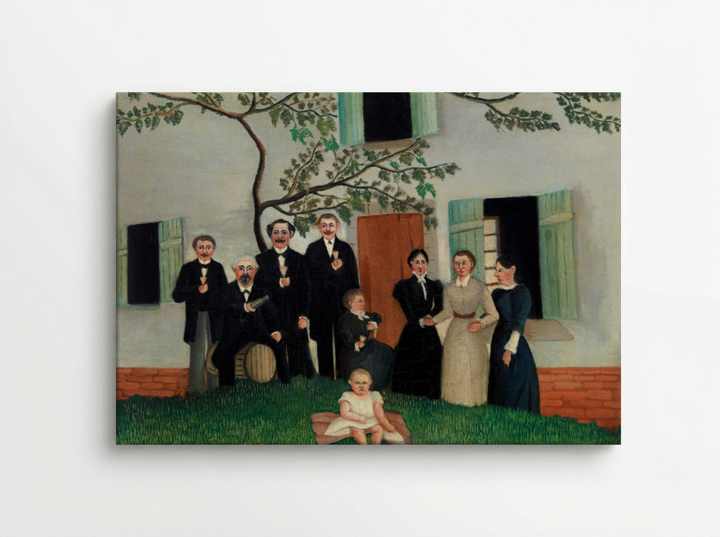 The Family (La Famille) - Henri Rousseau - Canvas