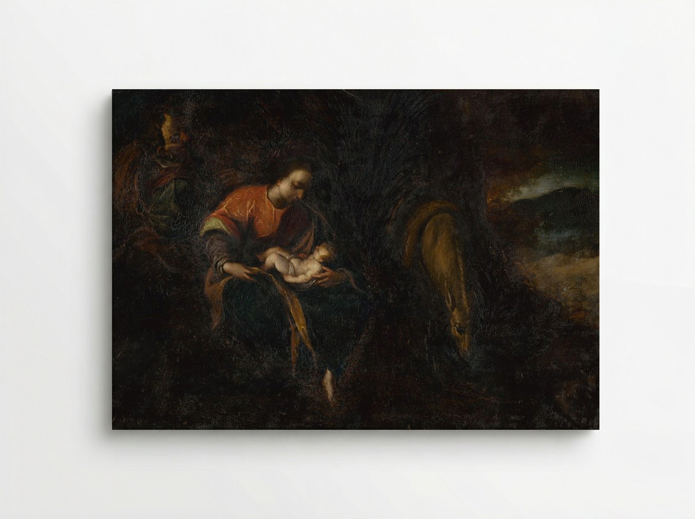 The Holy Family - Correggio - Canvas