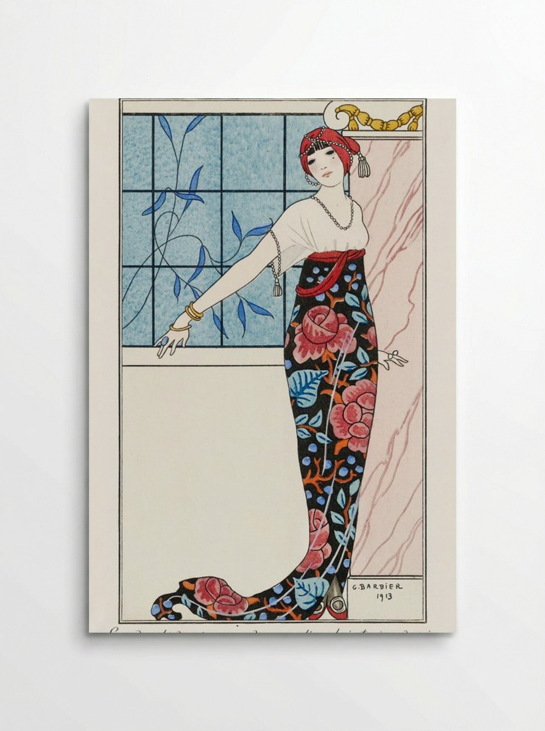 Grande Robe du Soir (Evening Gown) - George Barbier - Poster