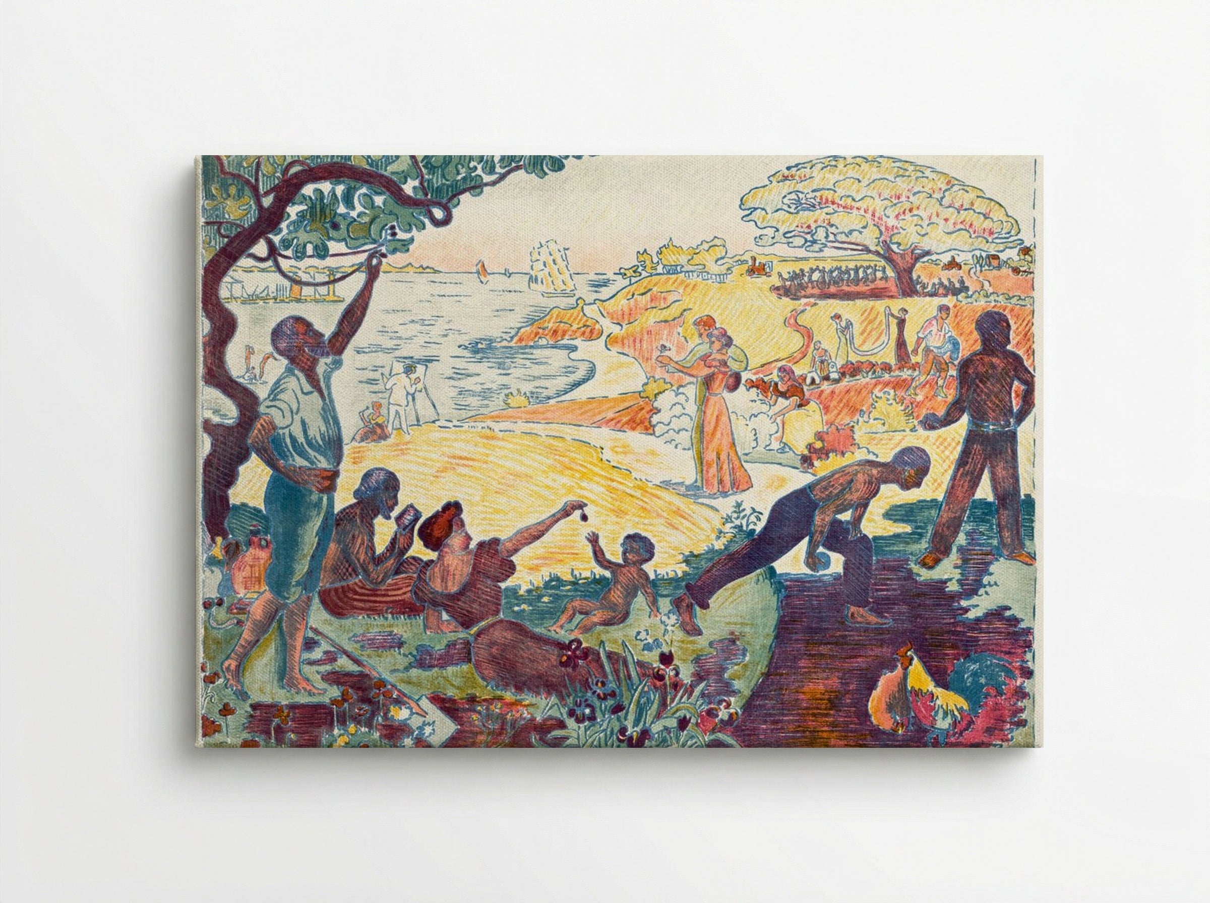 Harmonious Times - Paul Signac - Canvas