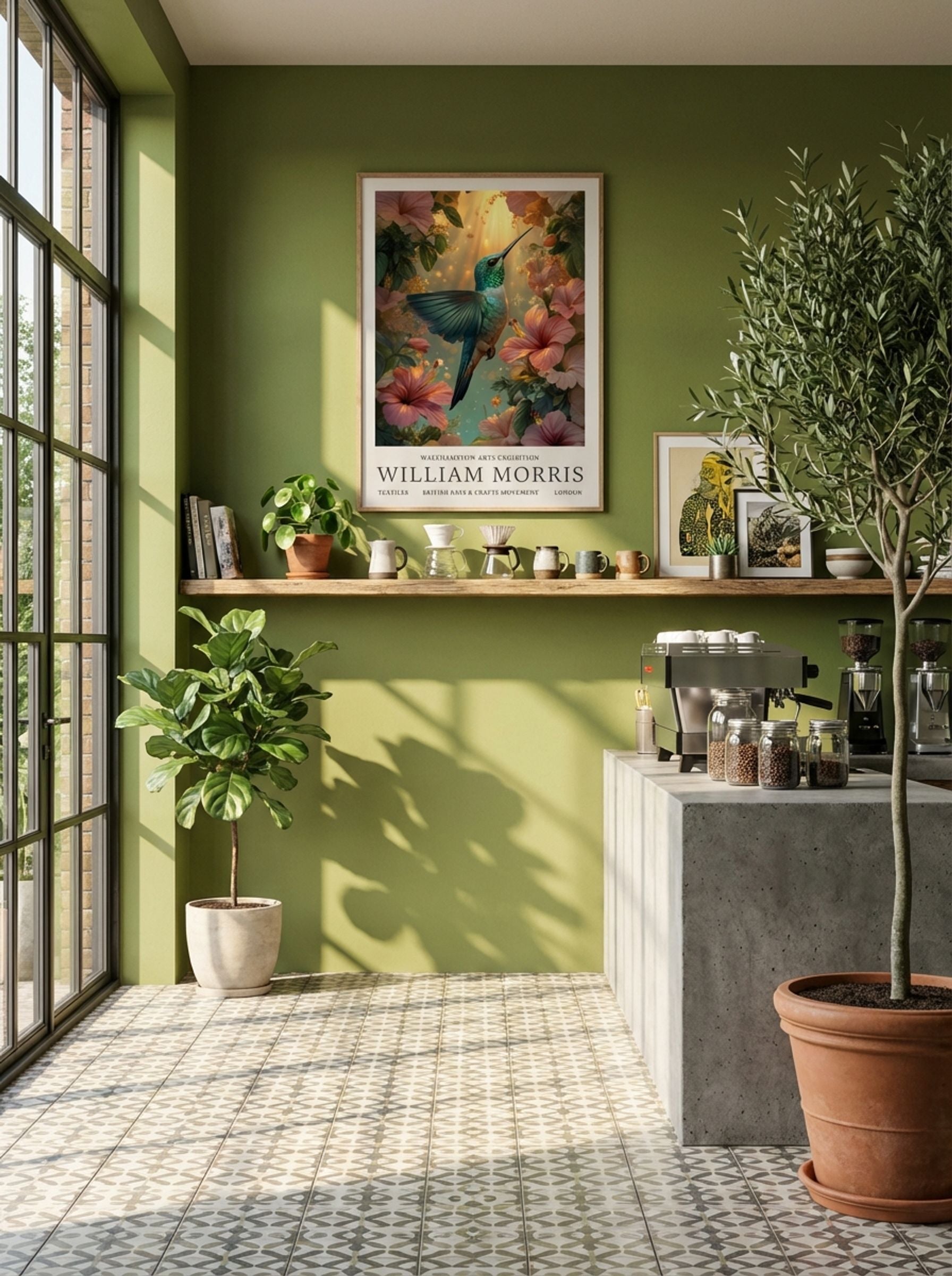 Hummingbird Halo - William Morris