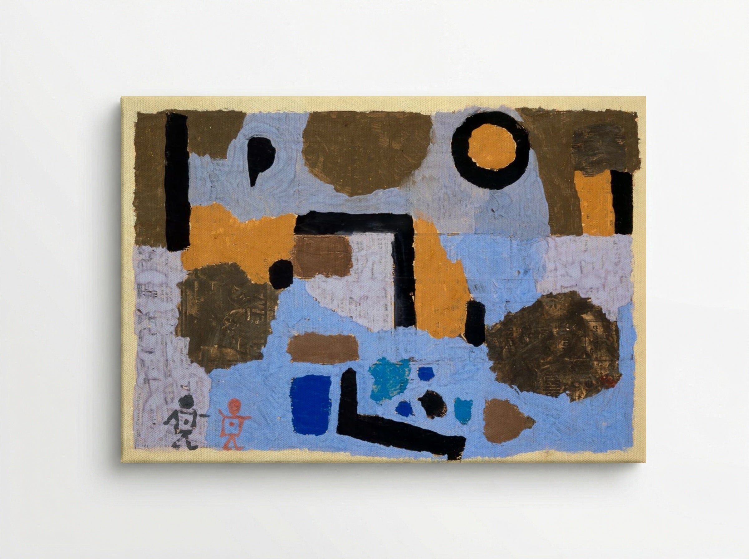 With the Two Lost Ones - Paul Klee - Canvas