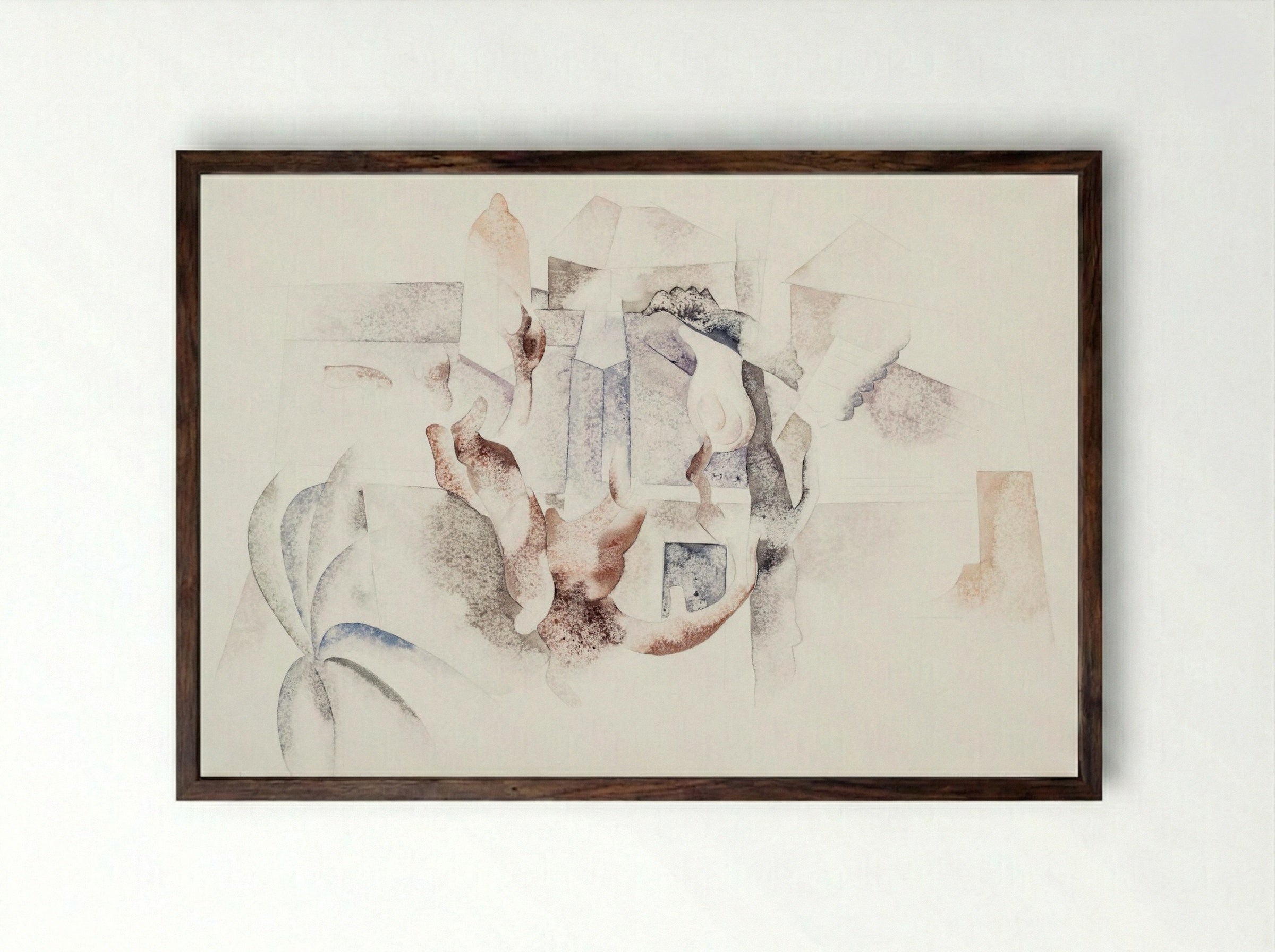 Bermuda Landscape No. 2 - Charles Demuth - Framed Print Dark Wood