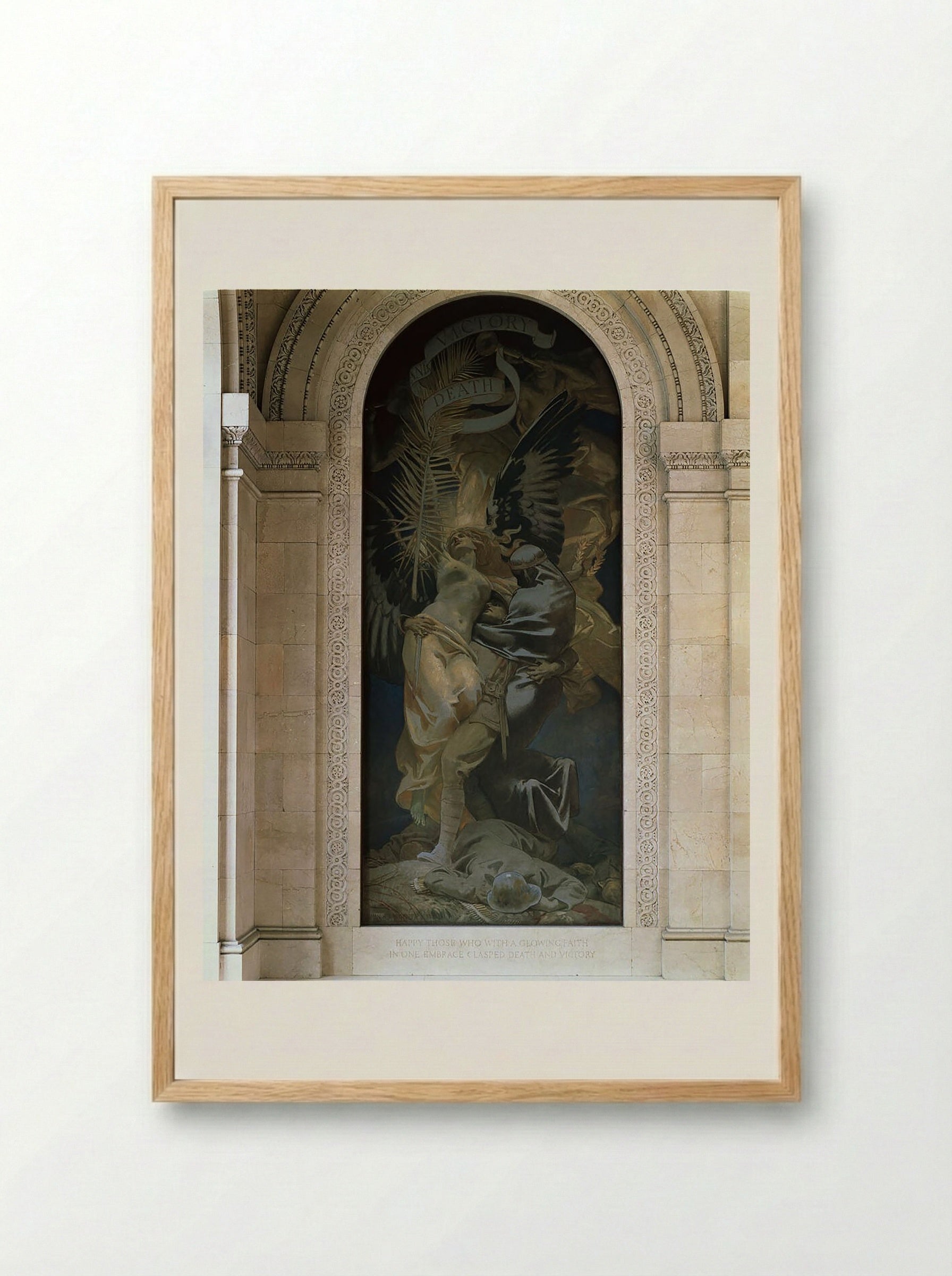 Death and Victory - John Singer Sargent - Framed Print Wood