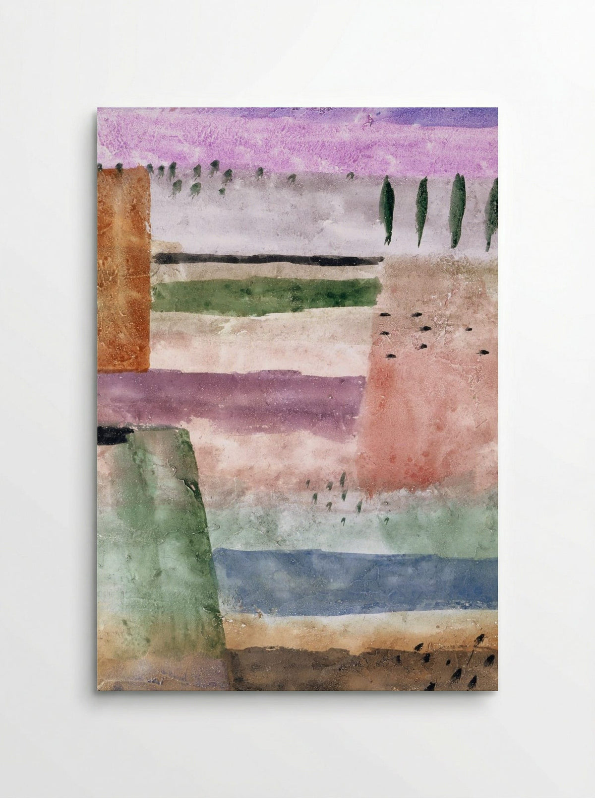 Landscape with Poplars - Paul Klee - Poster