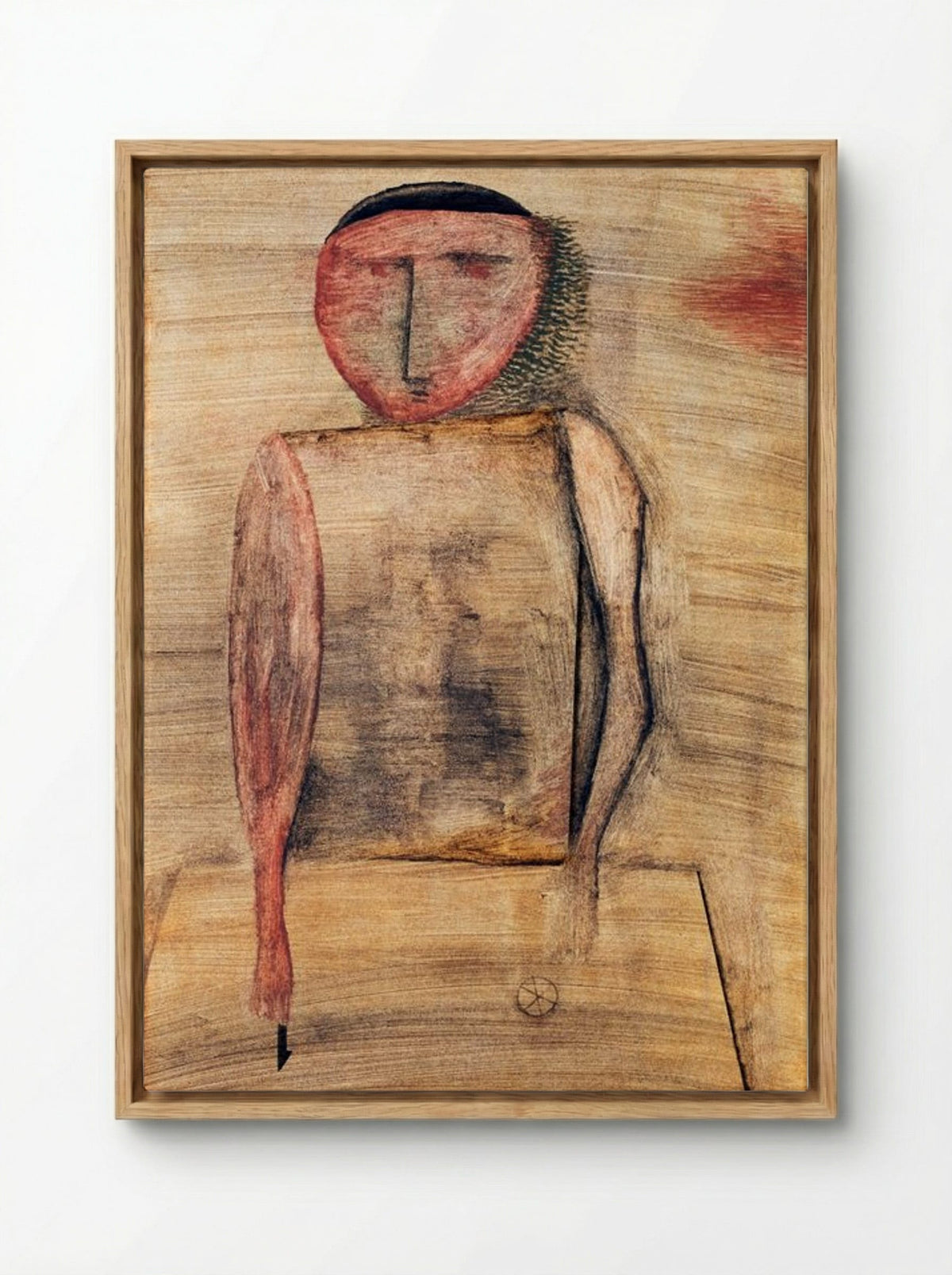 Doctor - Paul Klee - Framed Canvas Wood
