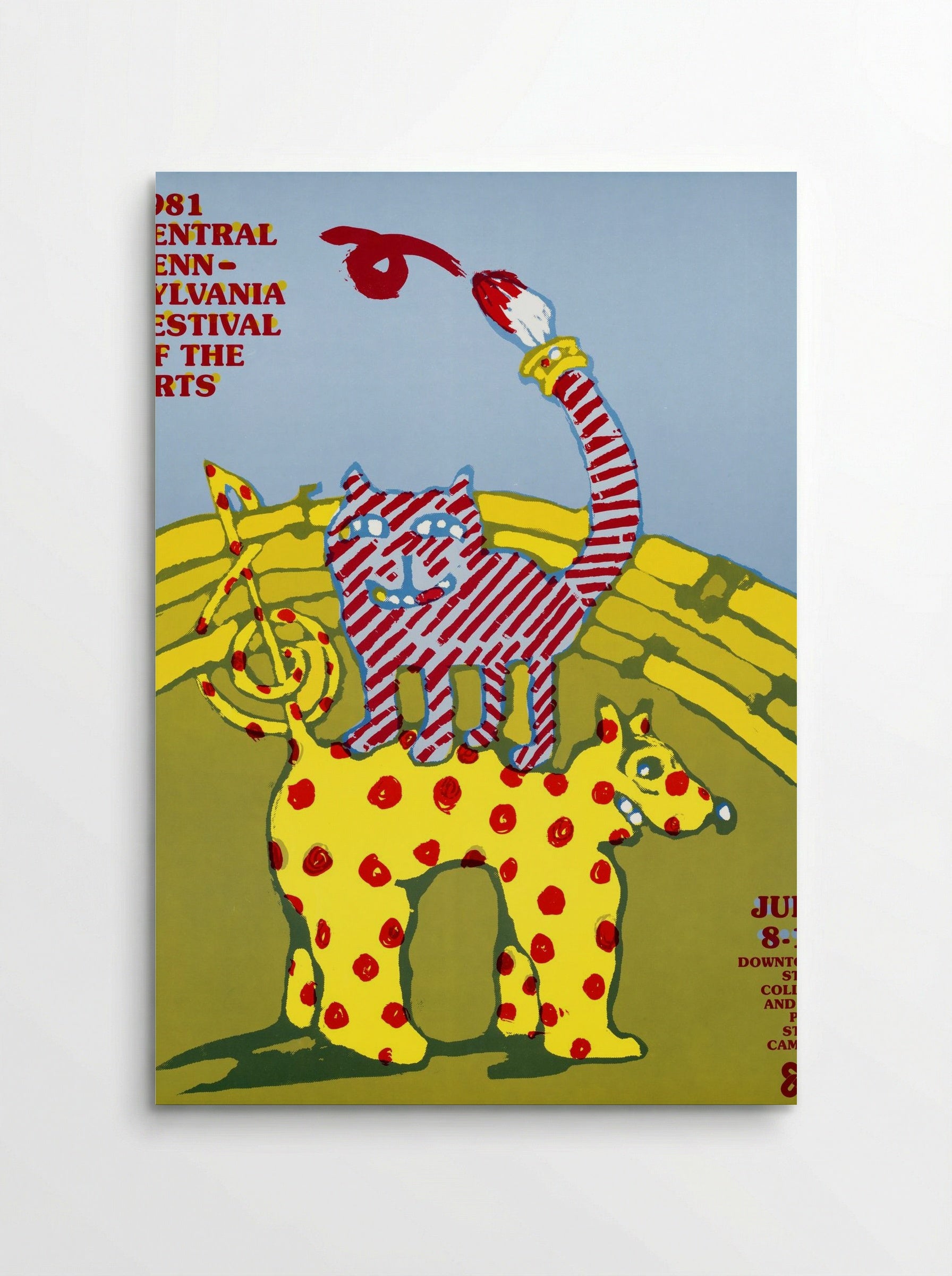 1981 Central Pennsylvania Festival of the Arts Poster - Larry Scharmett - Poster