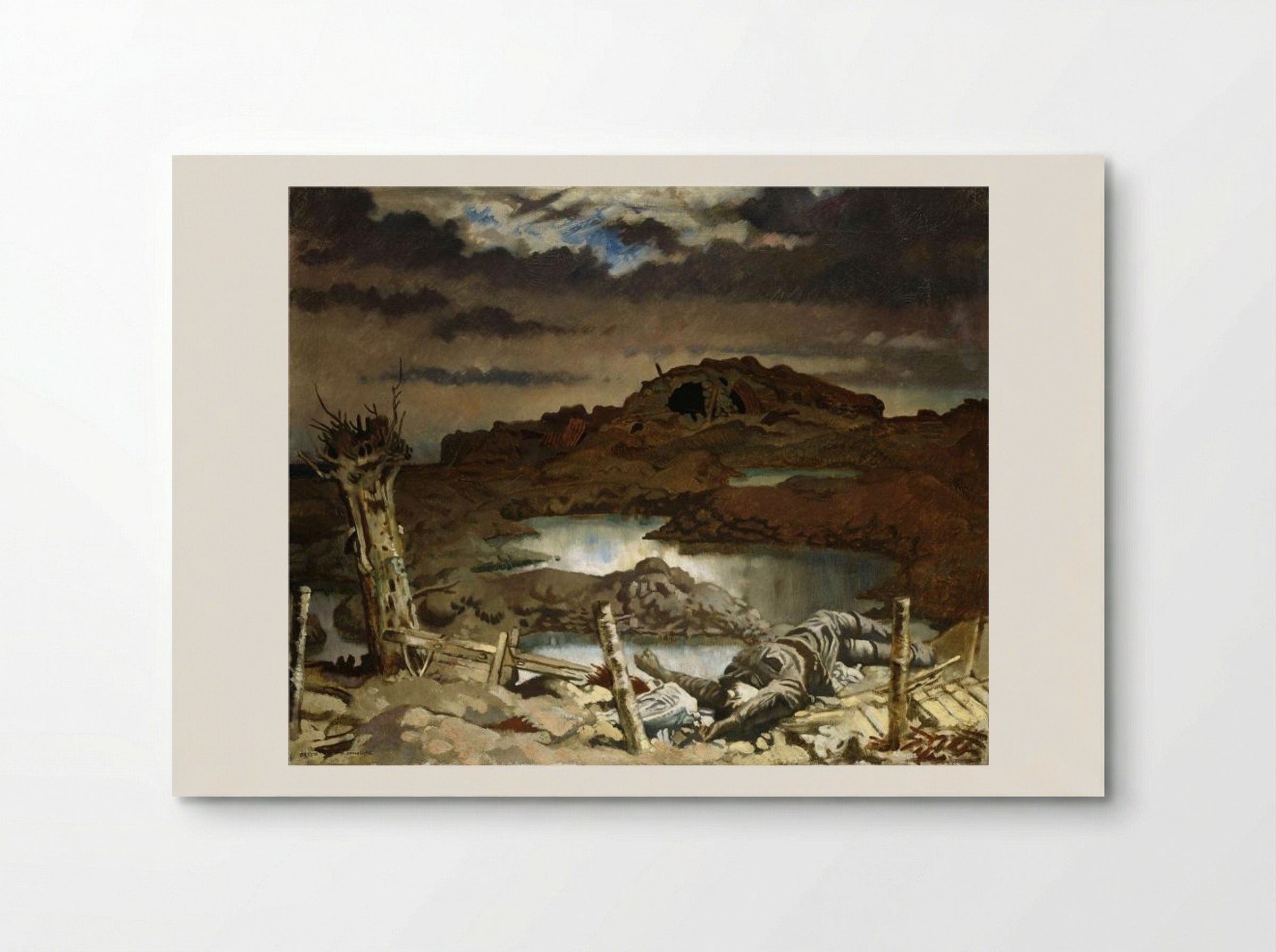 Zonnebeke 1918 - William Orpen - Poster