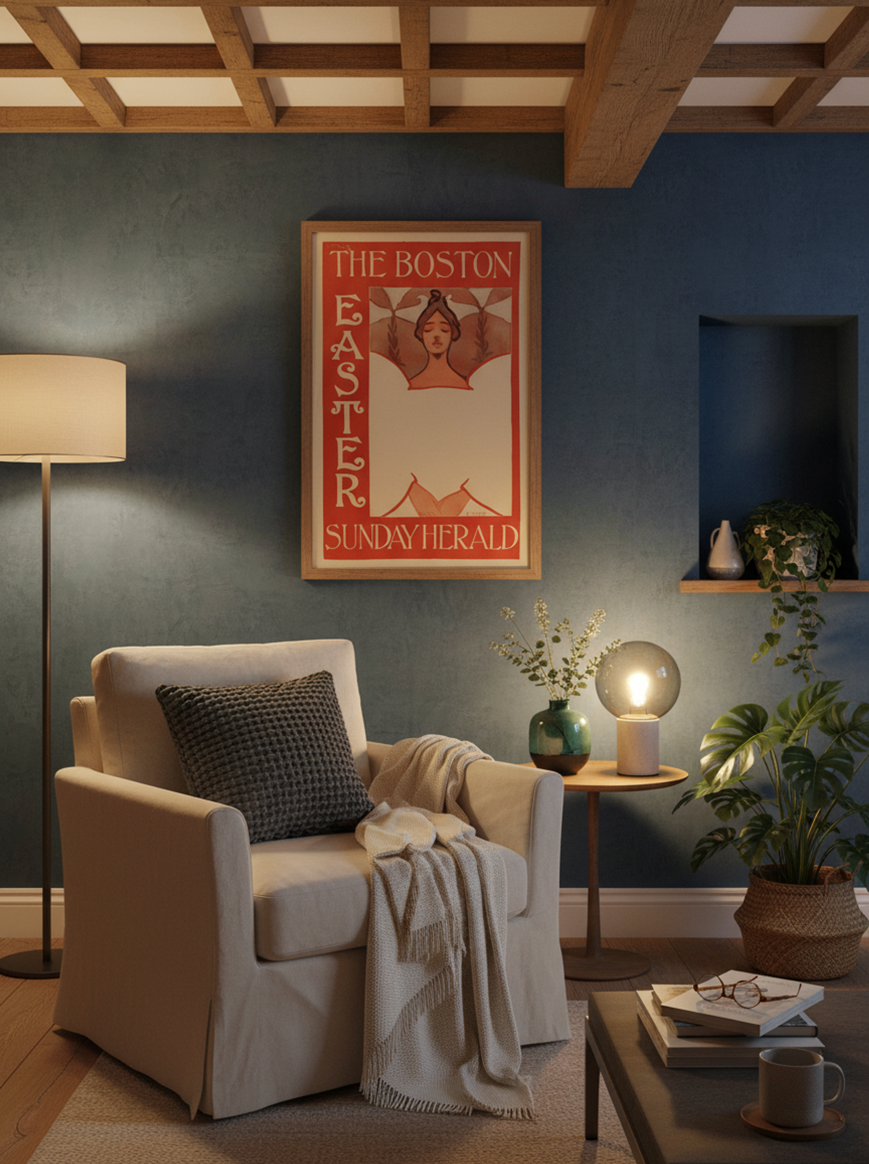 The Boston Sunday Herald, Easter Illustration - Ethel Reed - Lifestyle