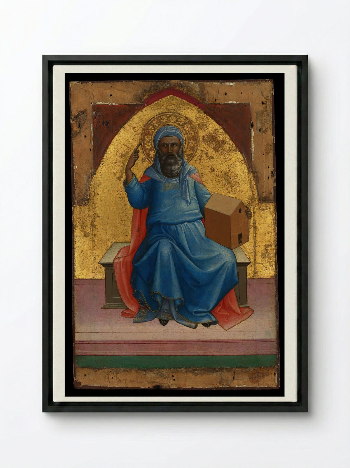 Noah - Lorenzo Monaco - Framed Canvas Black