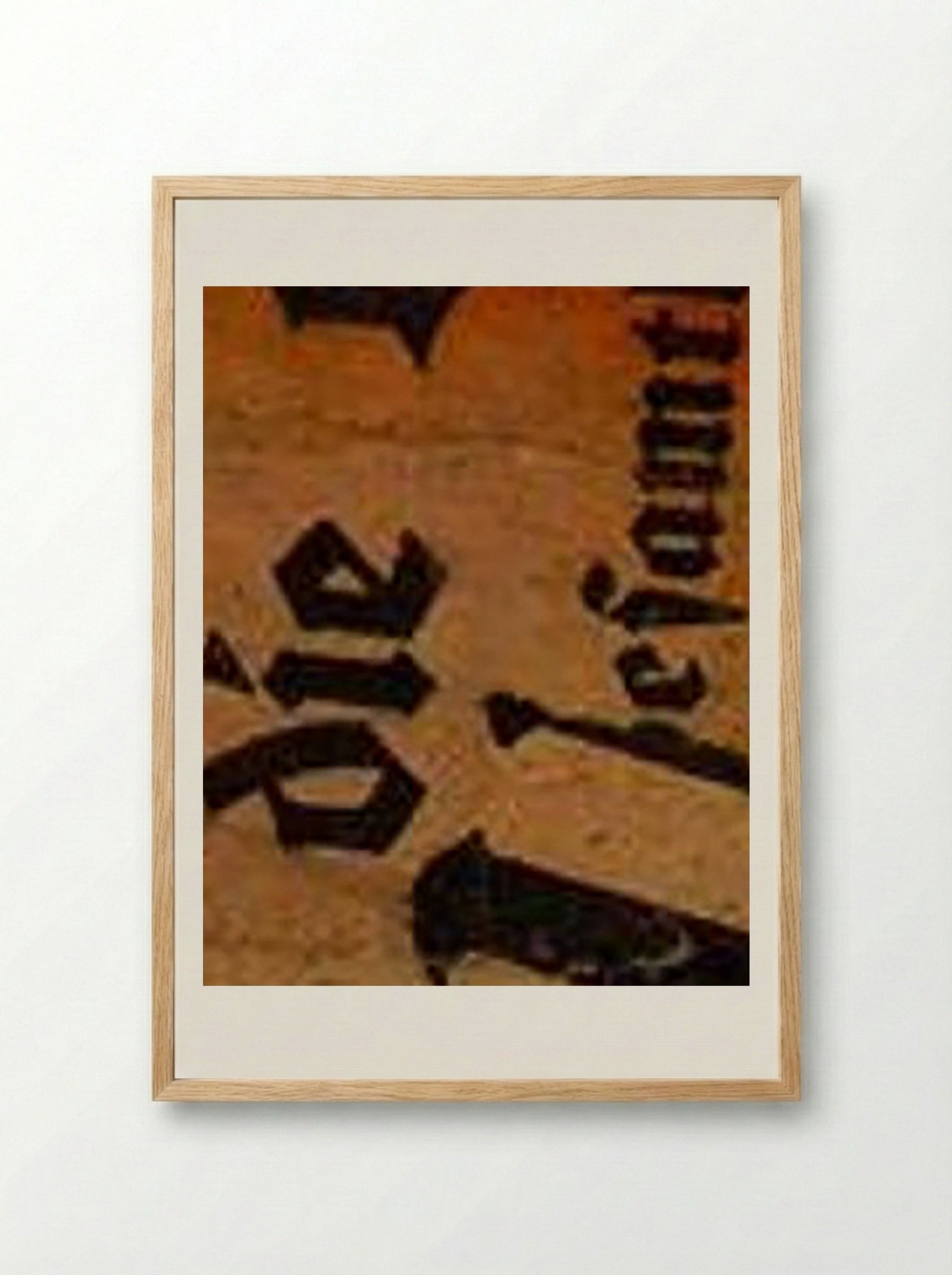 Mai 191 - Kurt Schwitters - Framed Print Wood