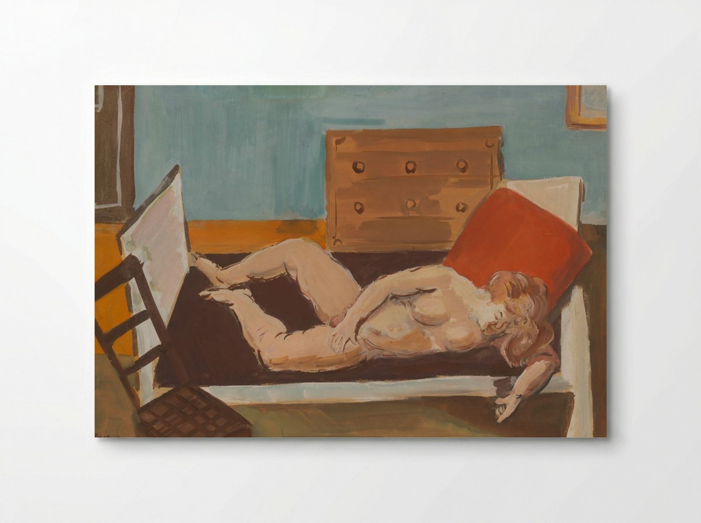 Nude on a Bed - Cyprián Majerník - Poster