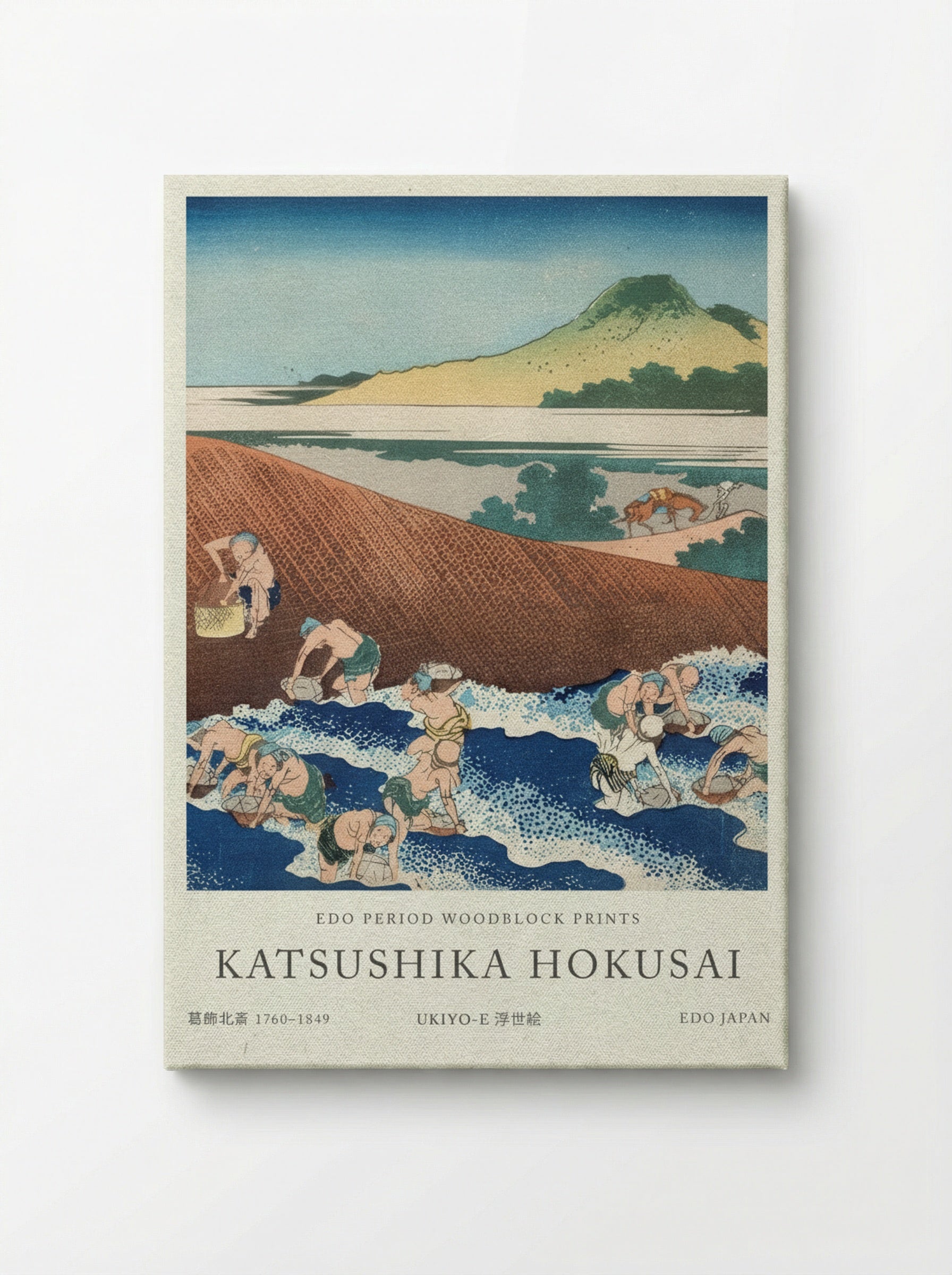 Fishing in the River Kinu – Fine Art Print