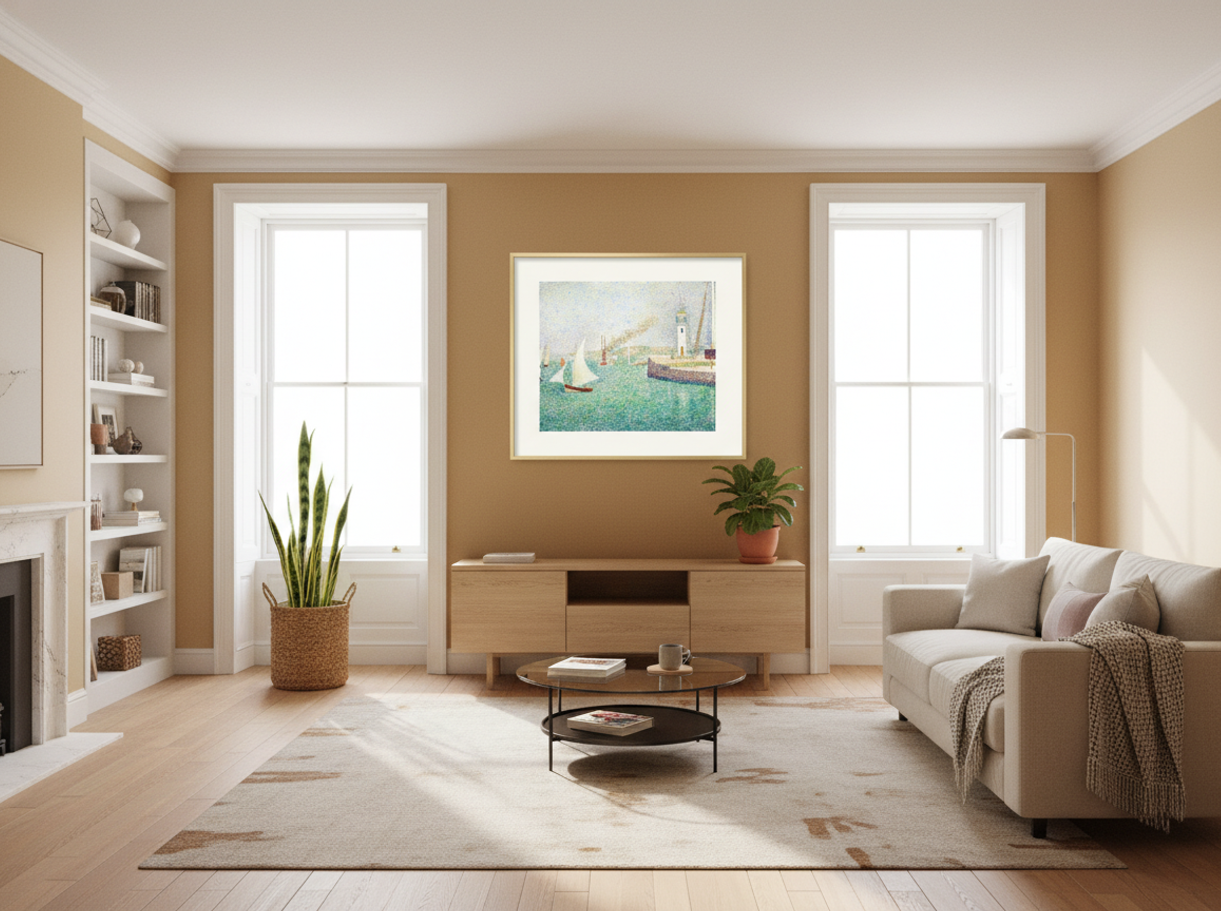Entrance of The Port of Honfleur - Georges Seurat - Lifestyle