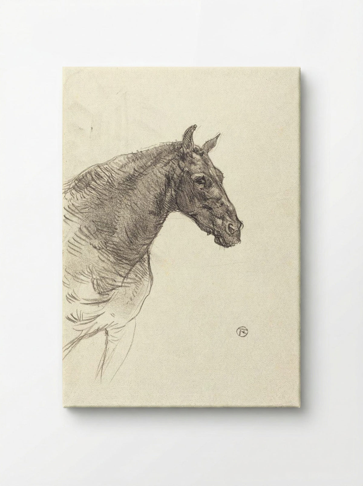 Le Vieux Cheval (Old Horse) - Henri de Toulouse-Lautrec - Canvas