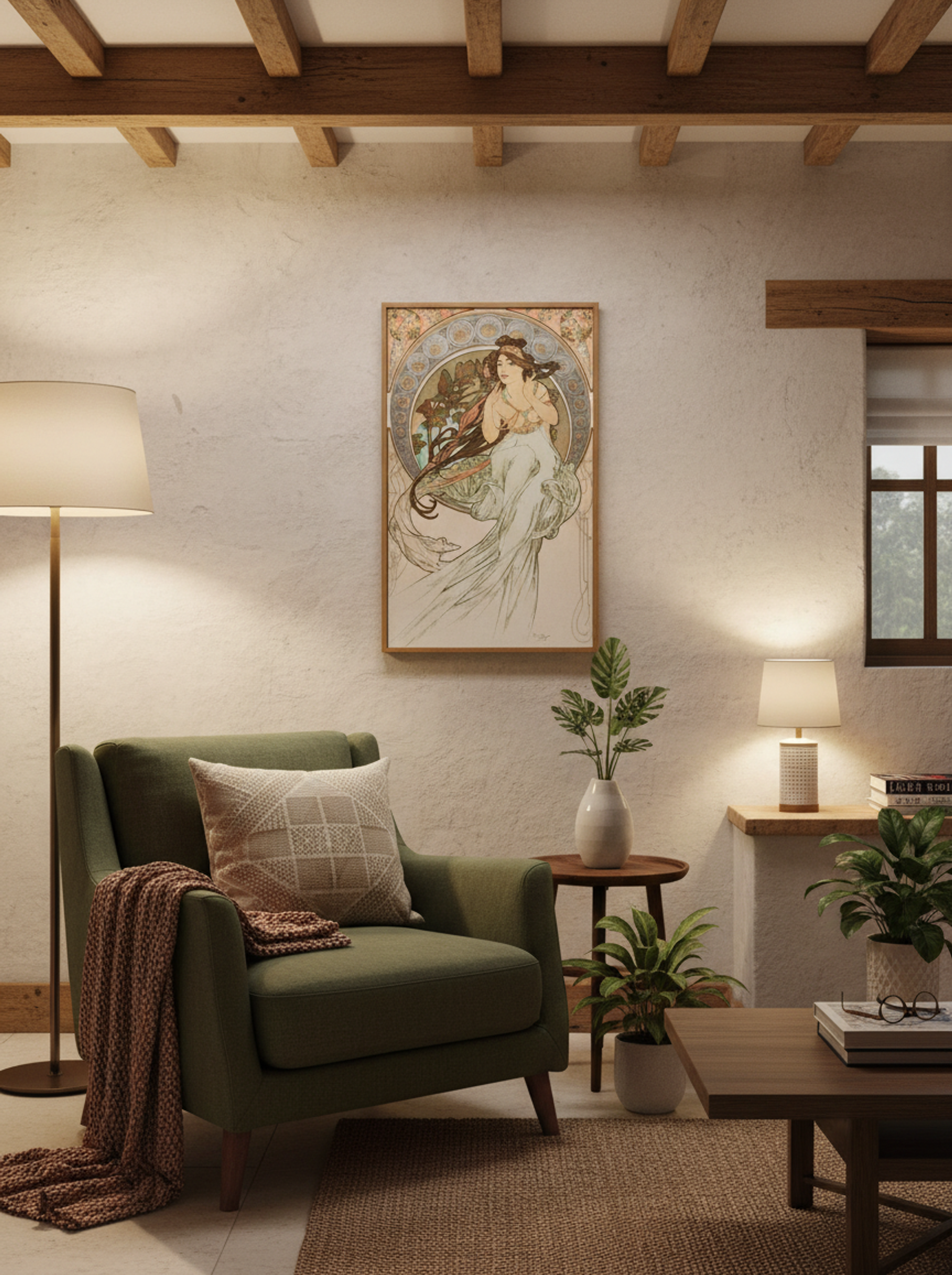 Music, from 'Les Arts' - Alphonse Mucha - Lifestyle