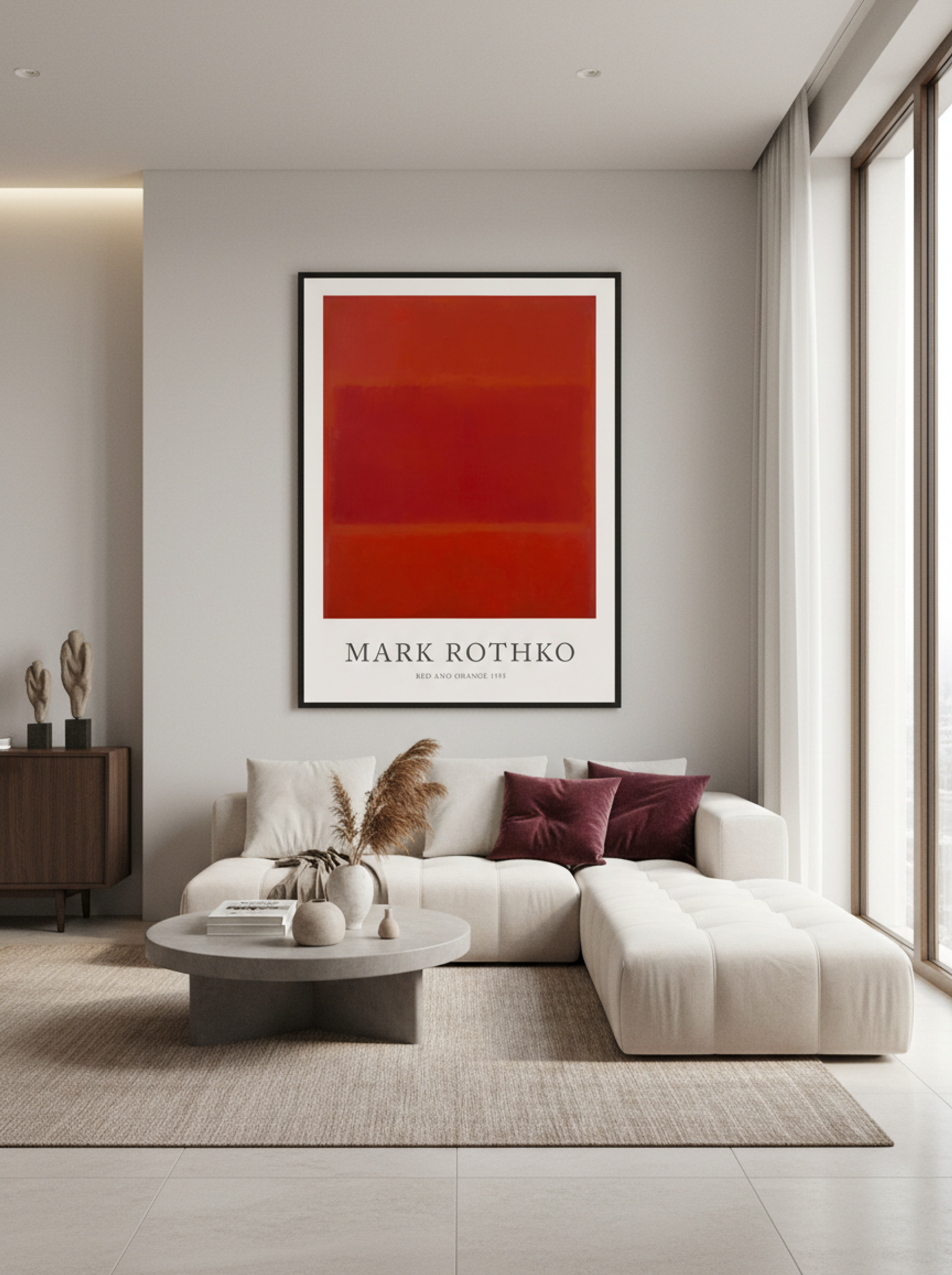 Red and Orange - Mark Rothko - Lifestyle