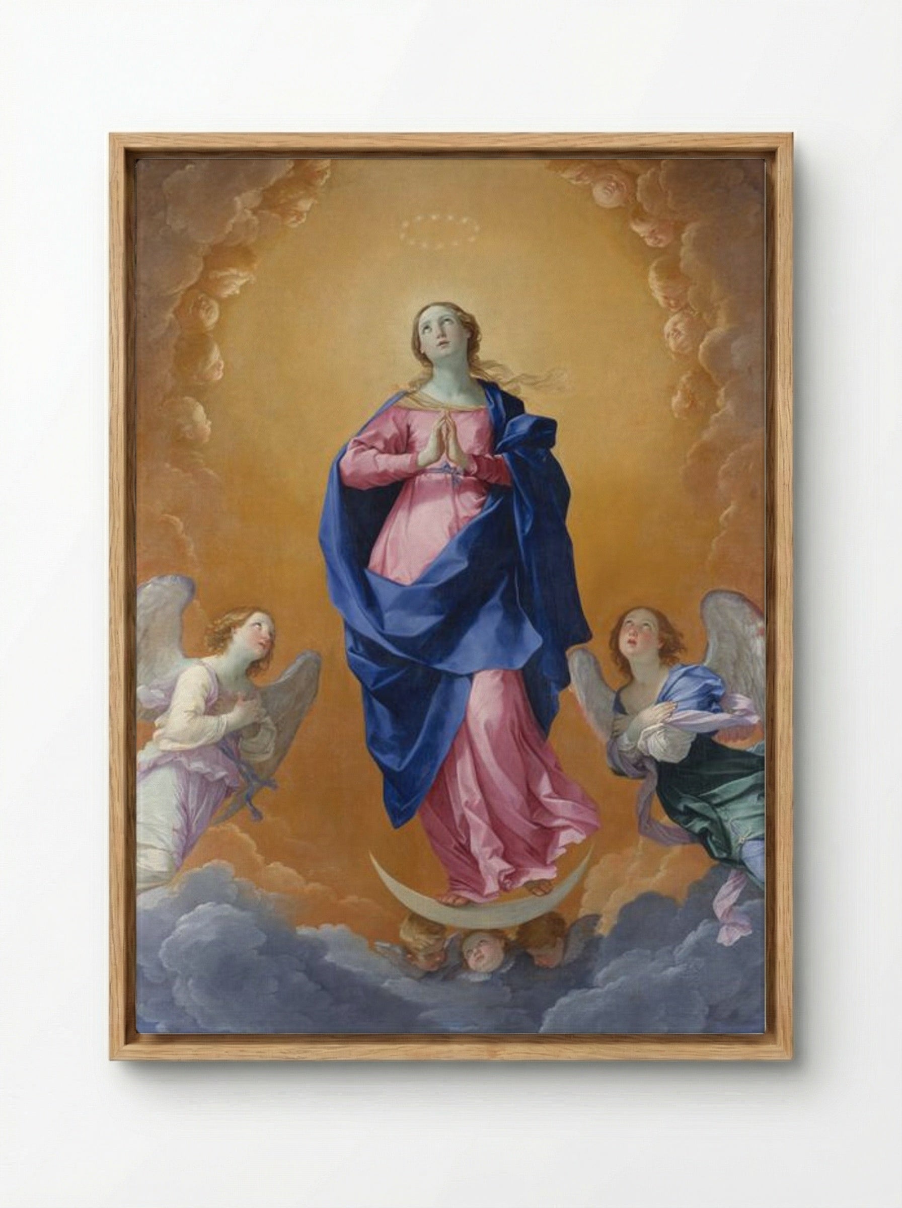 The Immaculate Conception - Guido Reni - Framed Canvas Wood
