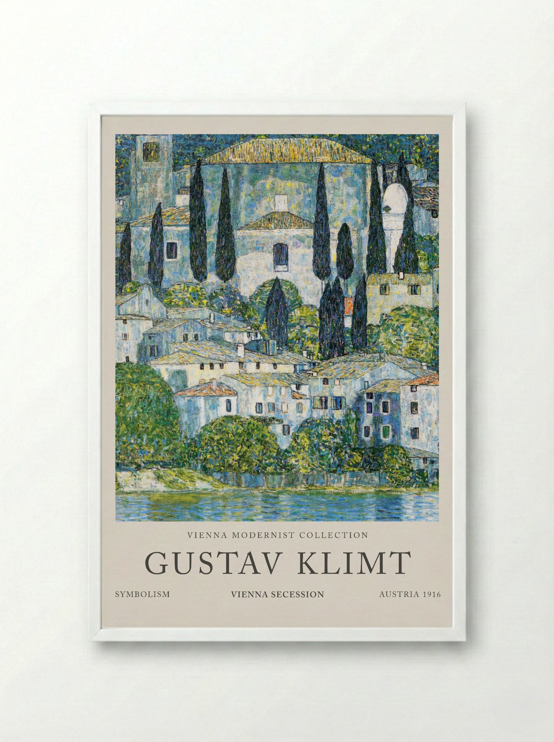 Kirche in Cassone - Gustav Klimt