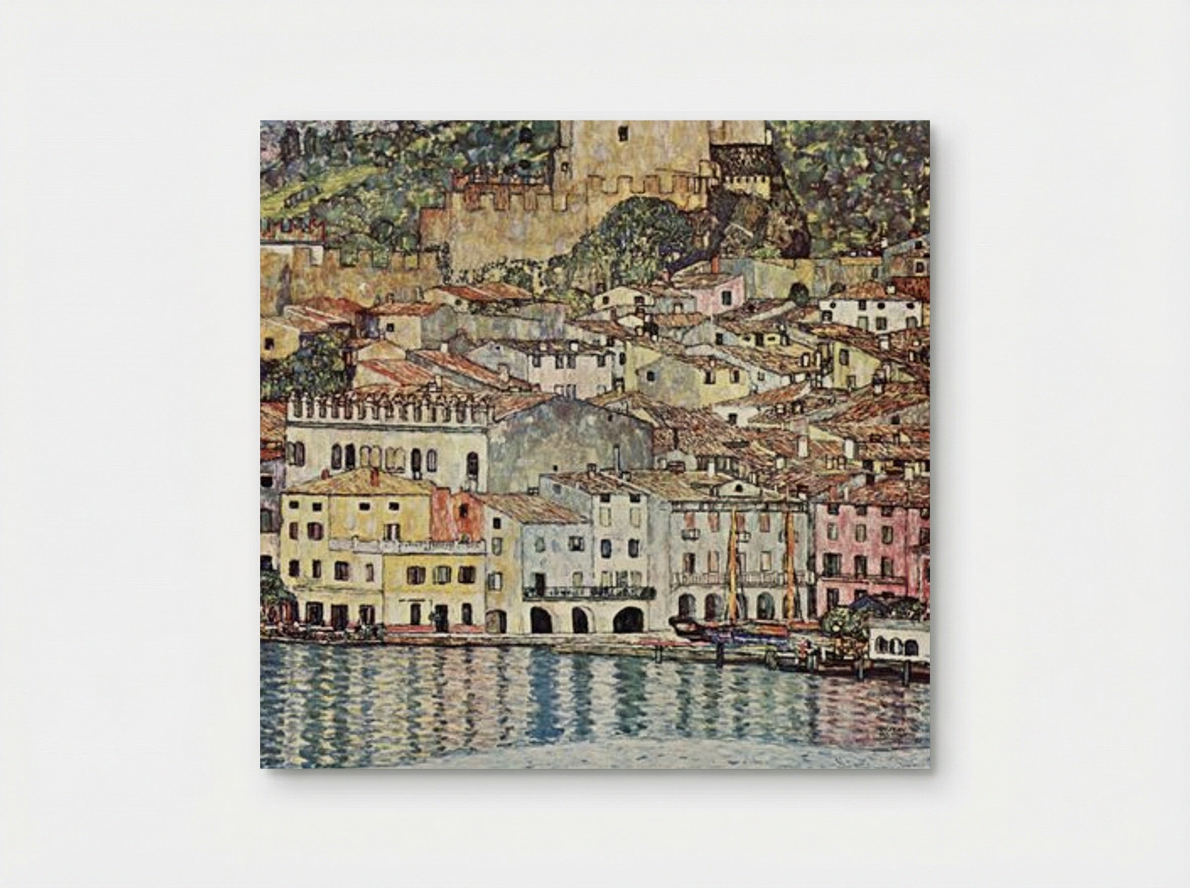 Malcesine on Lake Garda - Gustav Klimt - Poster