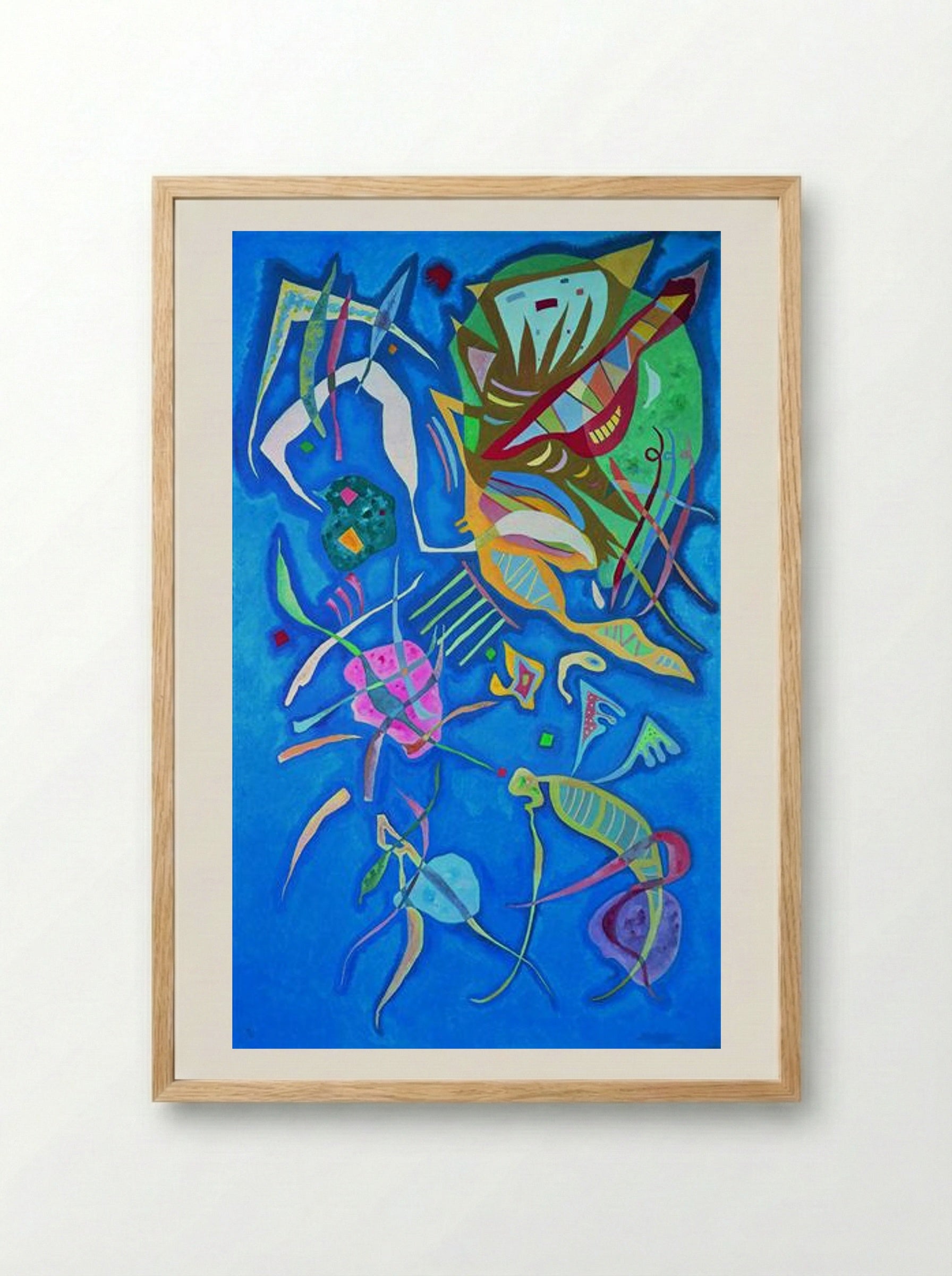 Grouping - Wassily Kandinsky - Framed Print Wood