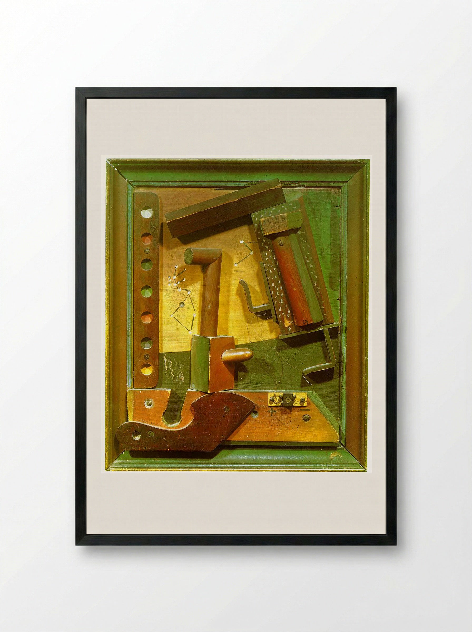 Fruit of a Long Experience - Kurt Schwitters - Framed Print Black