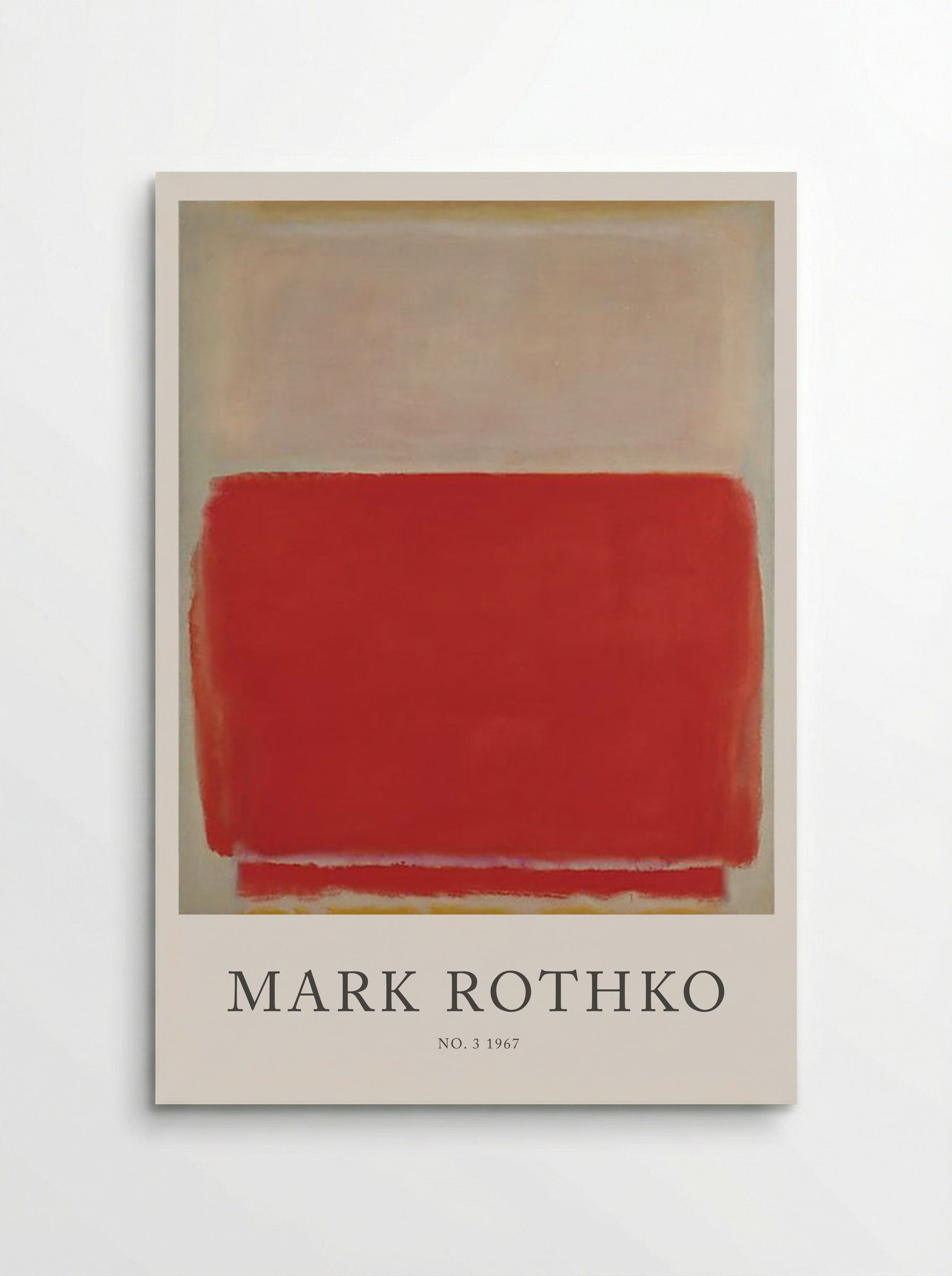 No. 3, 1967 - Mark Rothko - Poster
