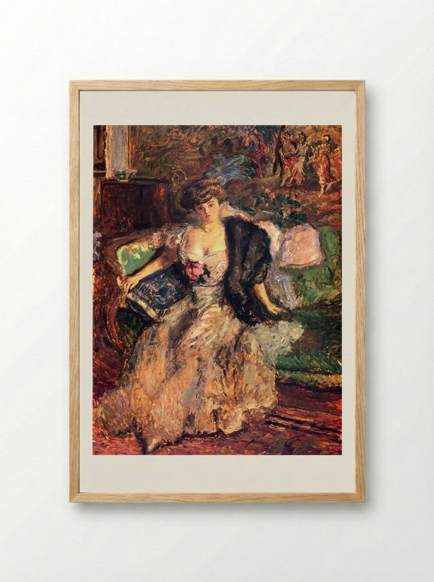 Misia - Pierre Bonnard - Framed Print Wood