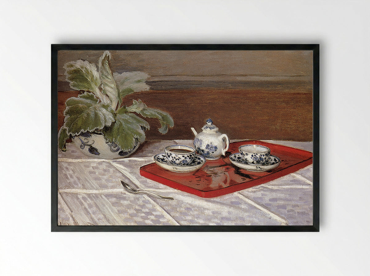 The Tea Set - Anne Estelle Rice - Framed Print Black