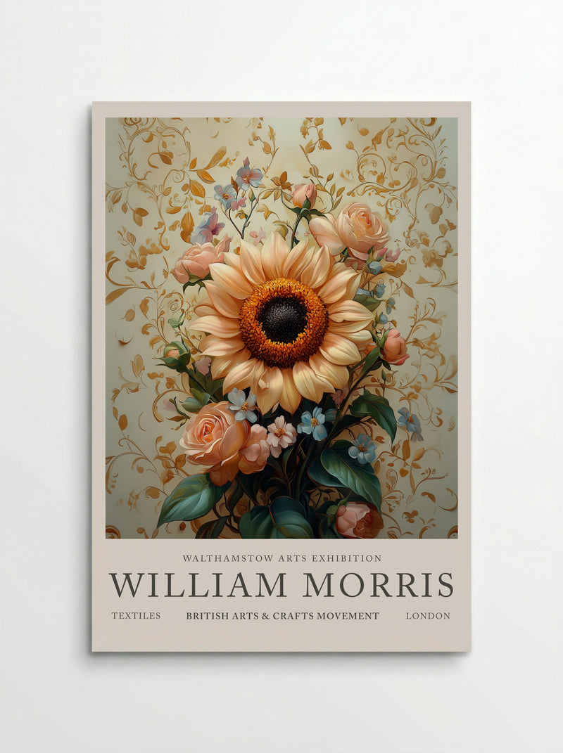 Sunflower Bouquet - William Morris - Poster