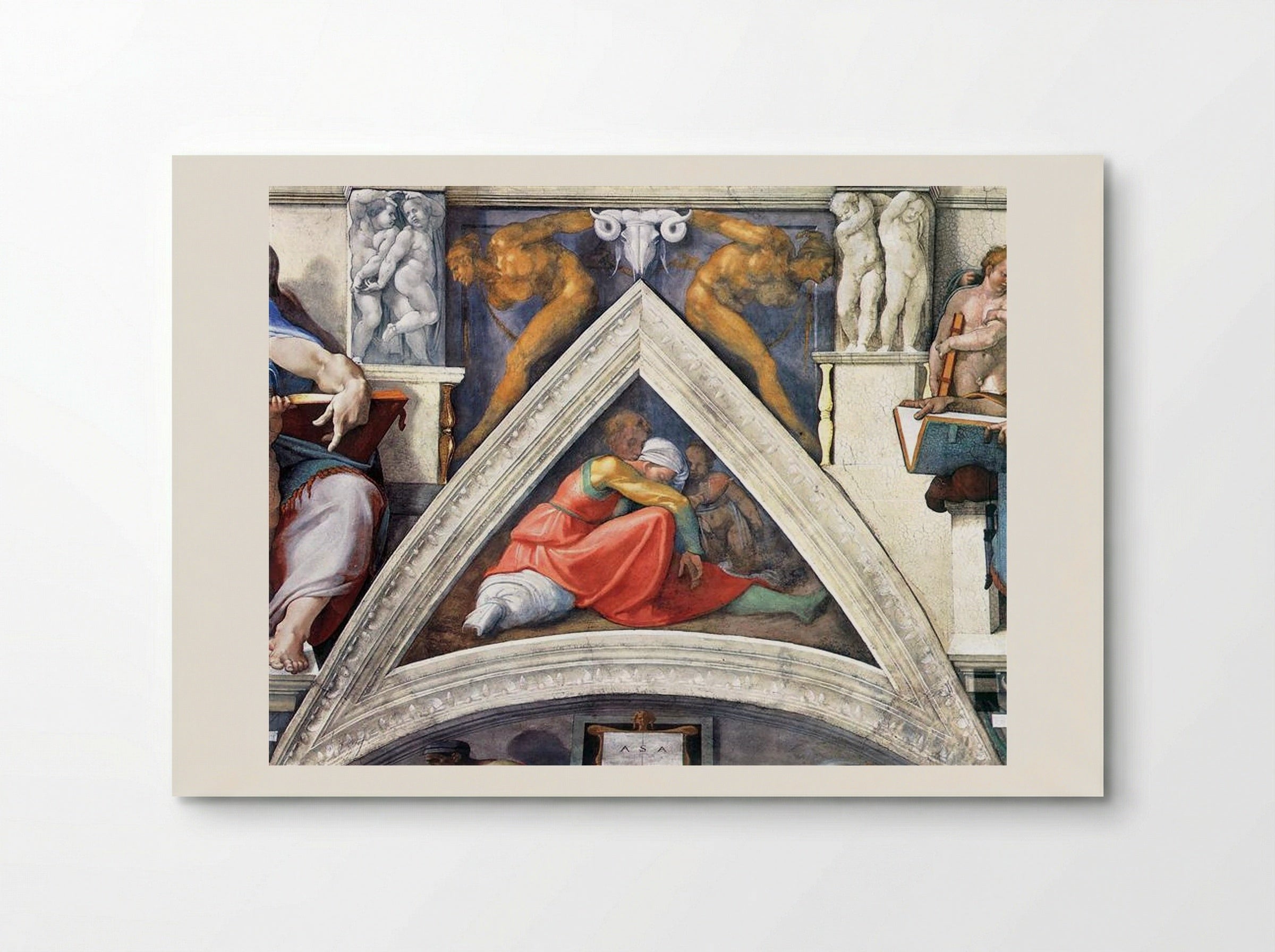 The Ancestors of Christ: Asa - Michelangelo - Poster