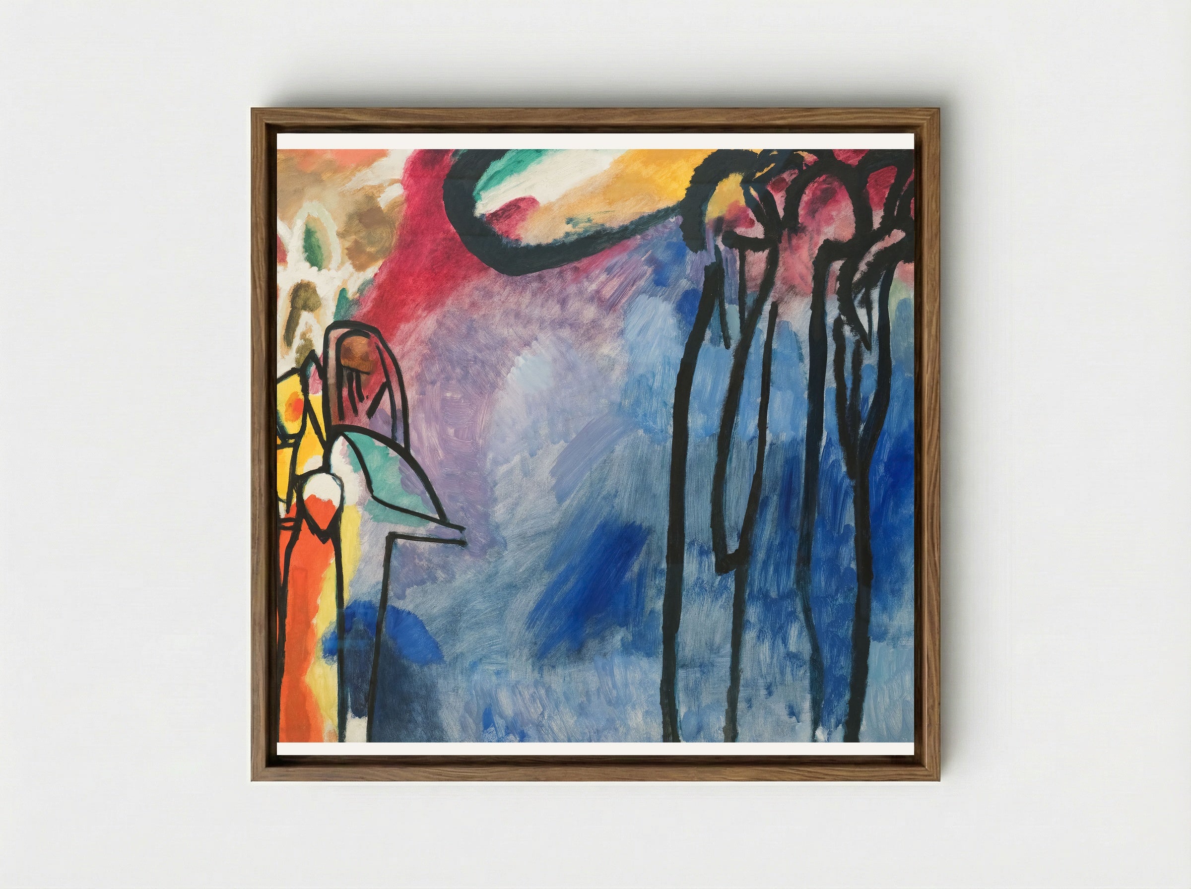 Improvisation 19 - Wassily Kandinsky - Framed Canvas Wood
