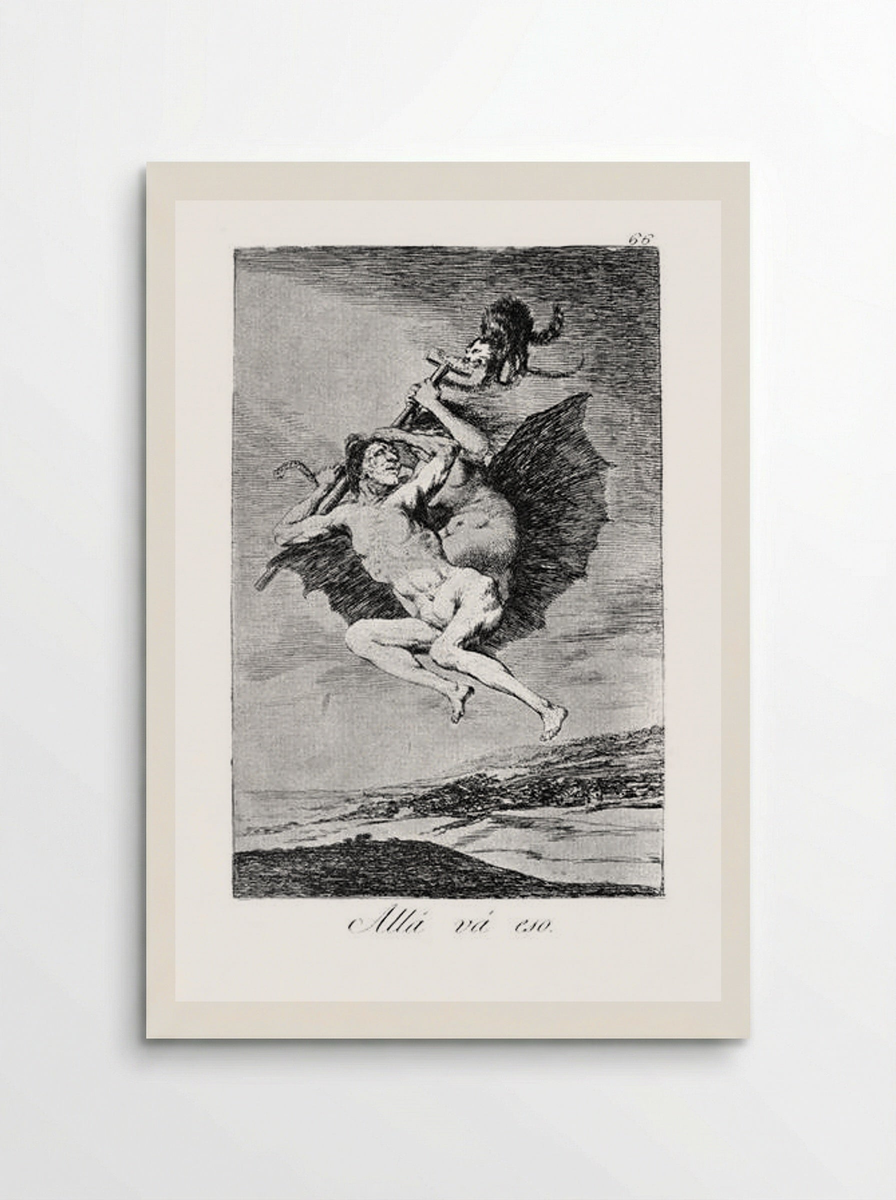 There it goes - Francisco Goya - Poster