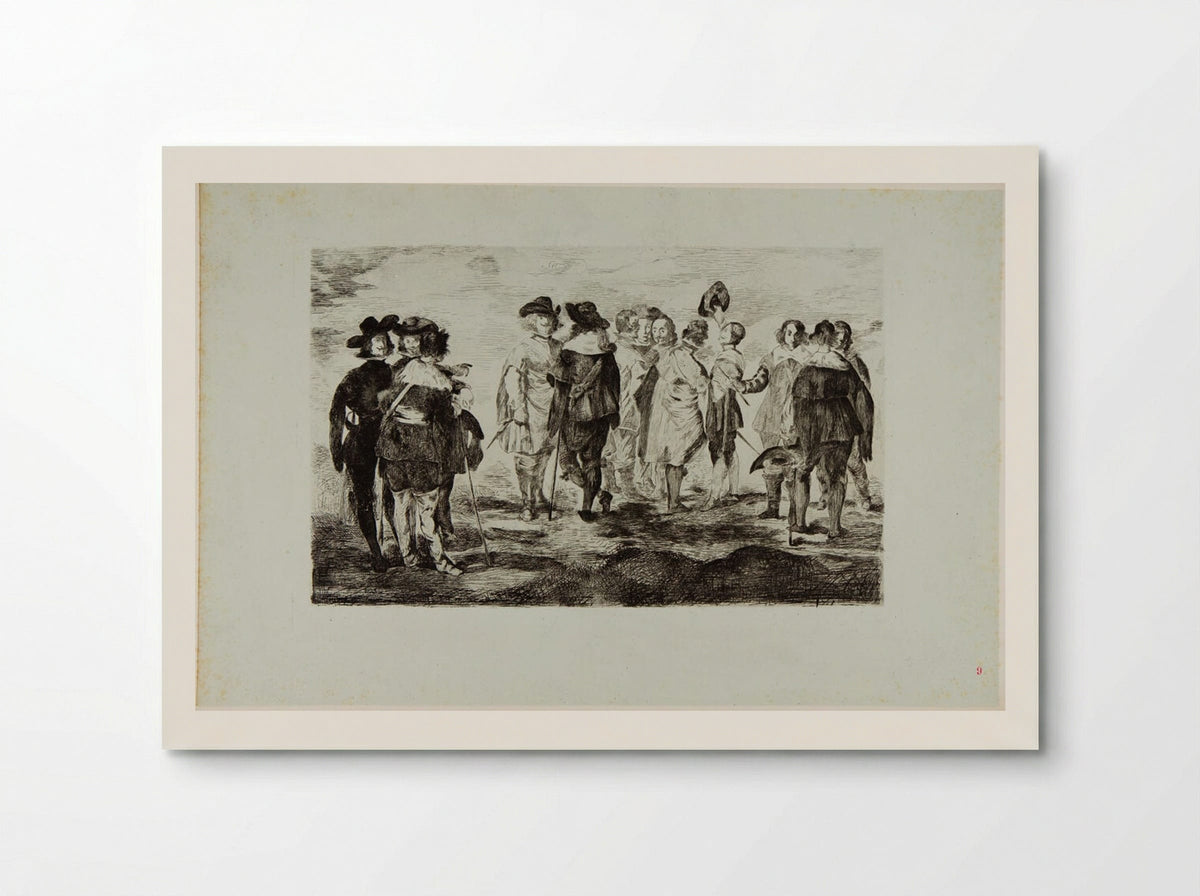 The Little Cavaliers - Édouard Manet - Poster