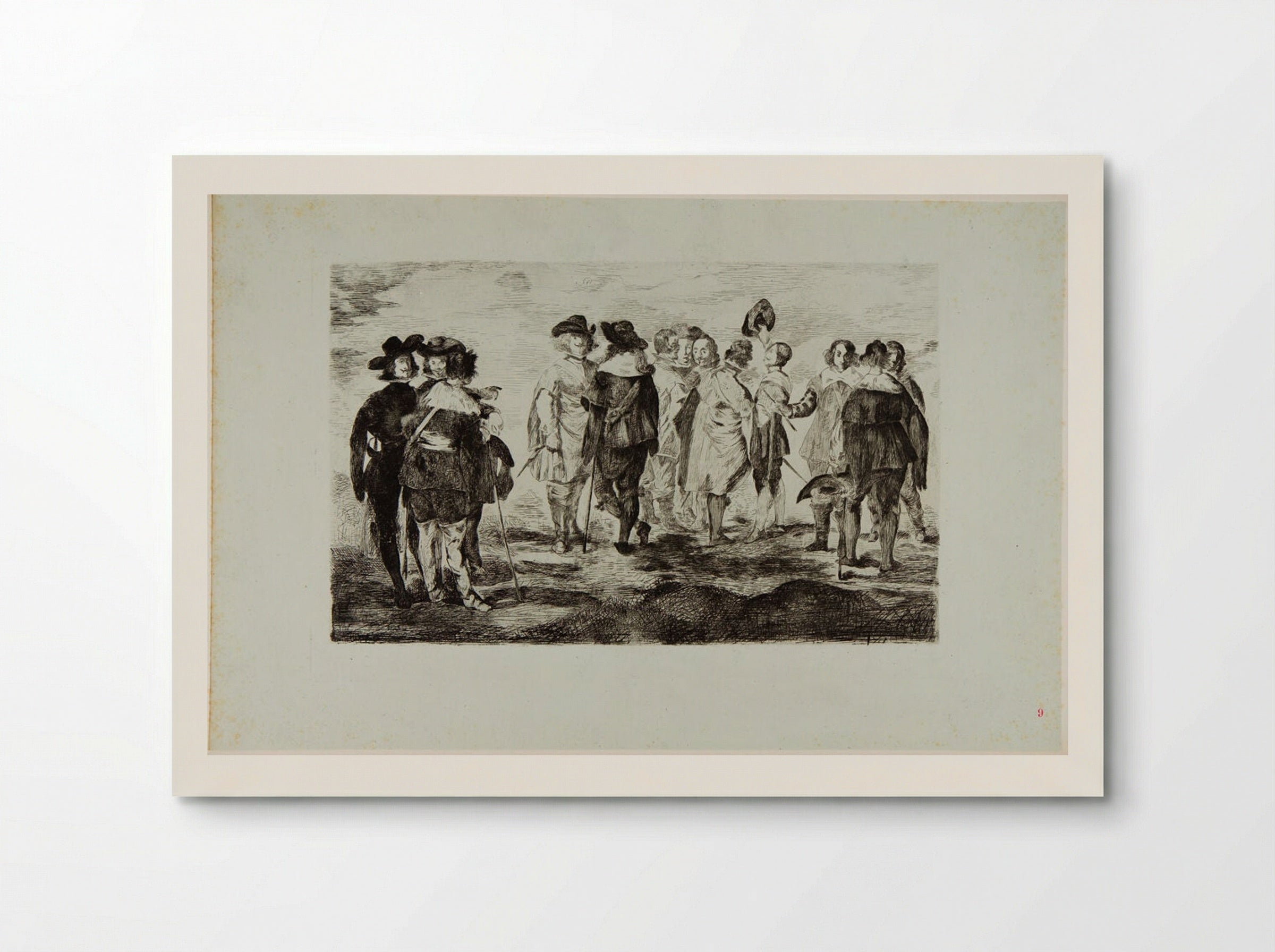The Little Cavaliers - Édouard Manet - Poster