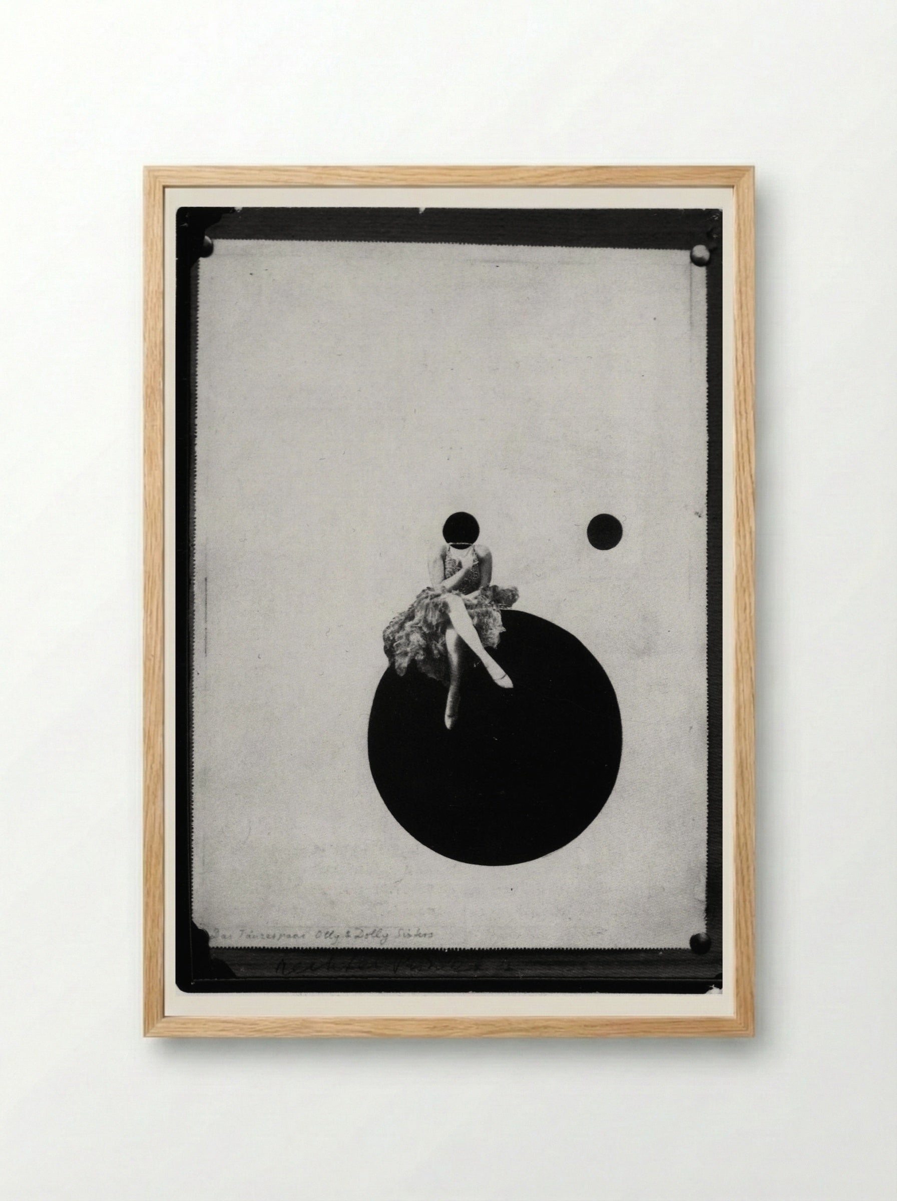 The Olly and Dolly Sisters - László Moholy-Nagy - Framed Print Wood