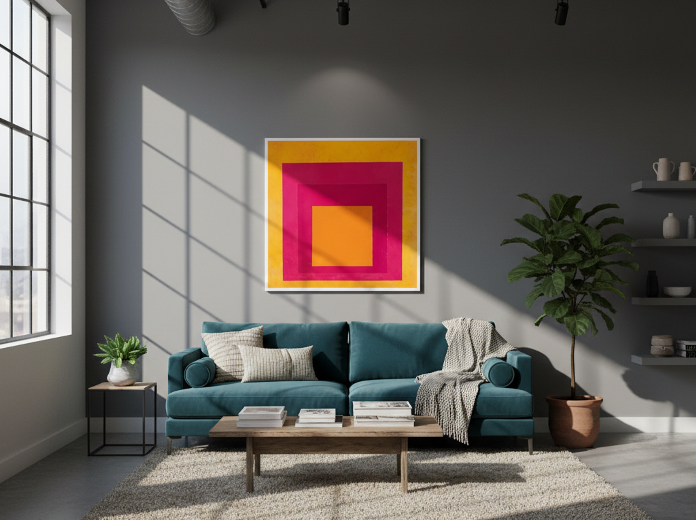 Homage to the Square: La Tehuana - Josef Albers - Lifestyle