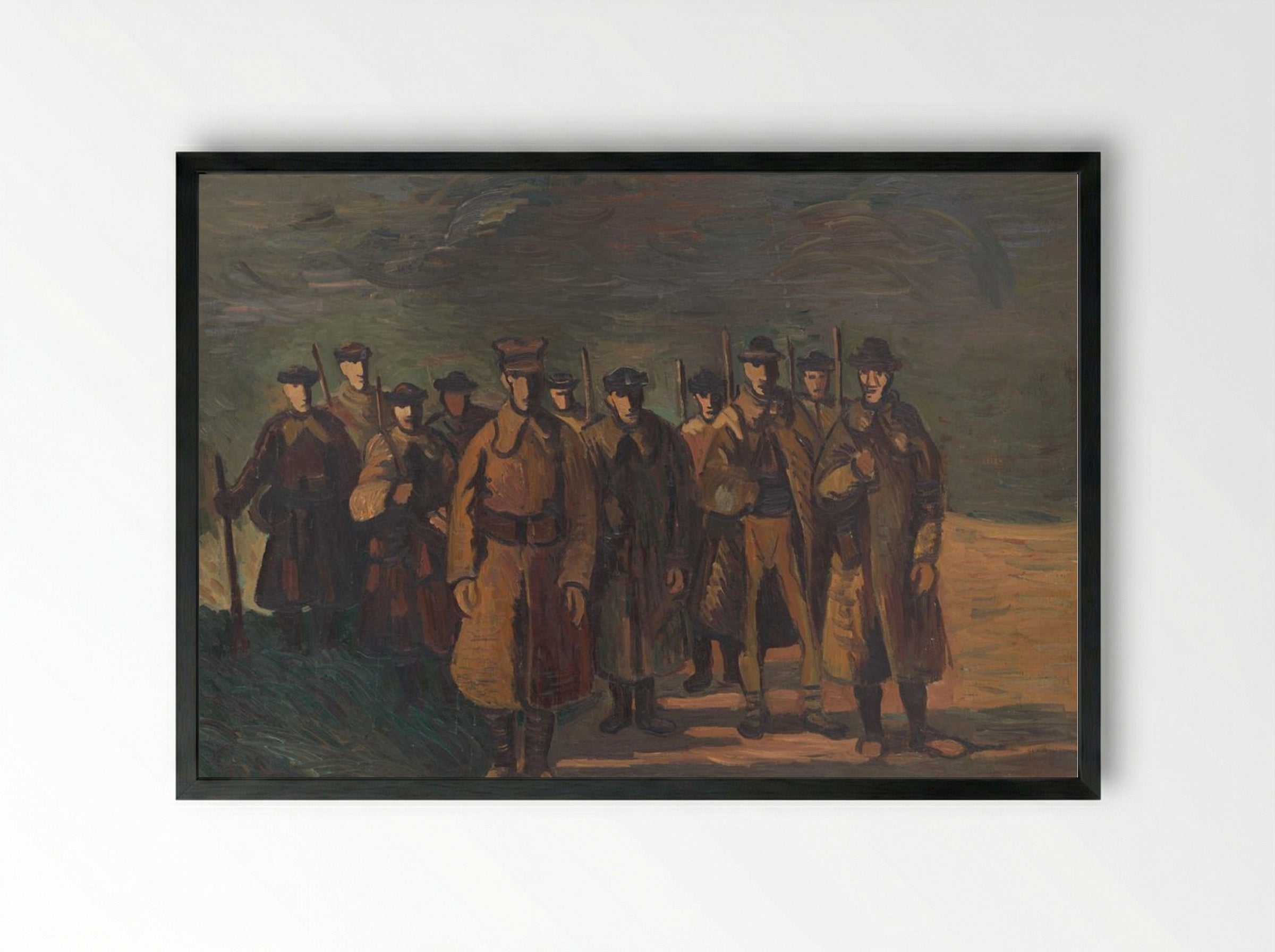 The Watch - Cyprián Majerník - Framed Print Black