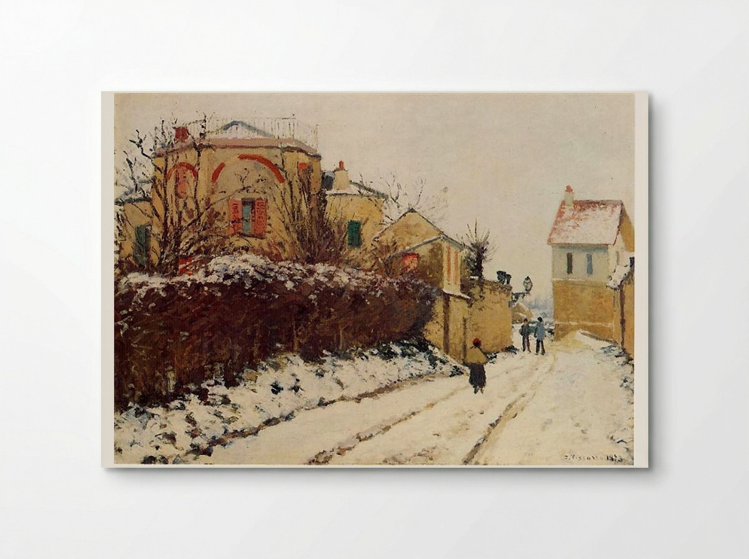 The Street of the Citadelle, Pontoise - Camille Pissarro - Poster