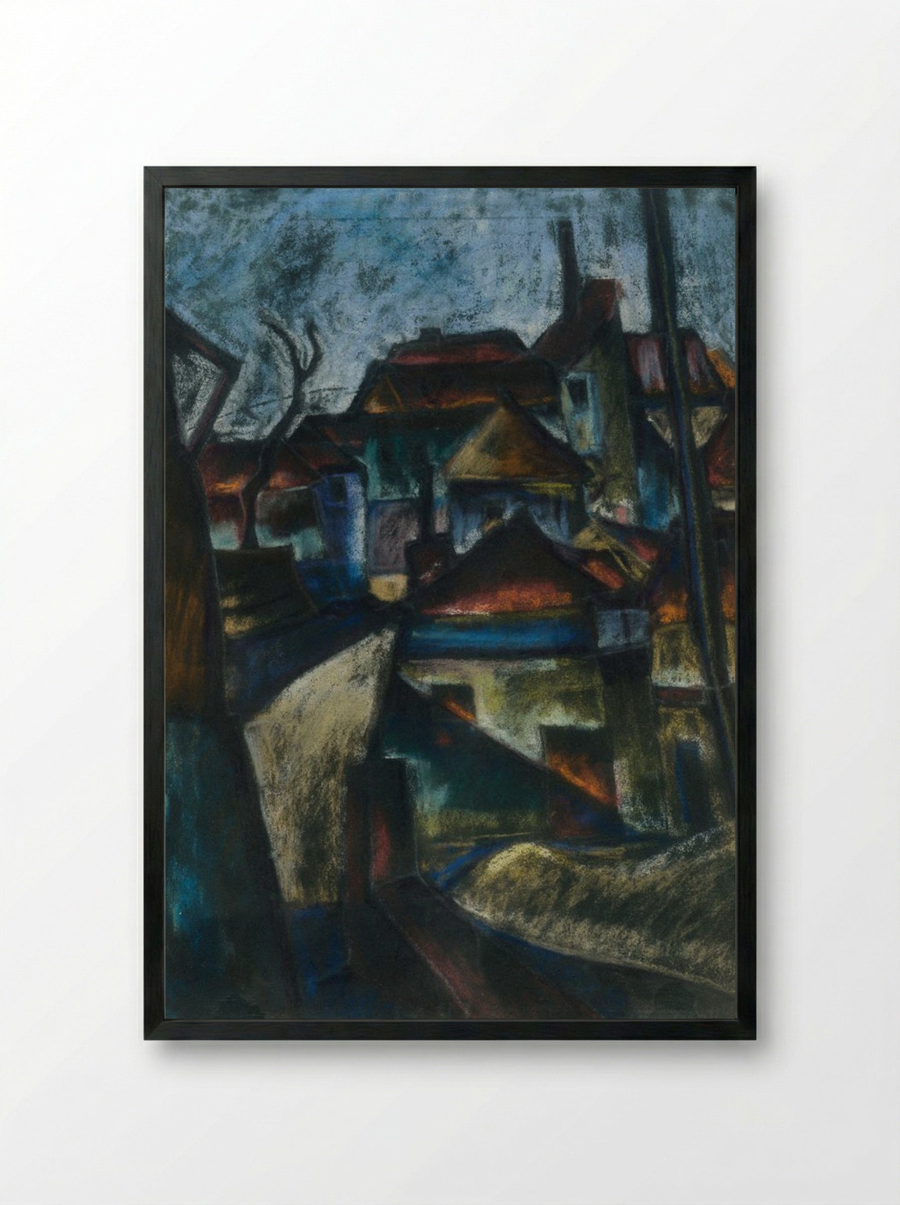 In Suburbs - Konstantin Bauer - Framed Print Black