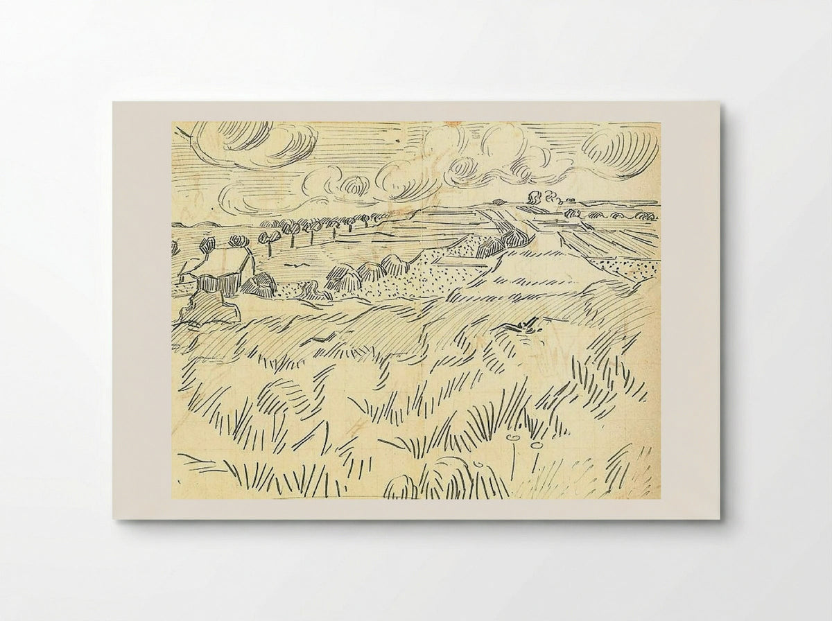 Wheatfield - Vincent van Gogh - Poster