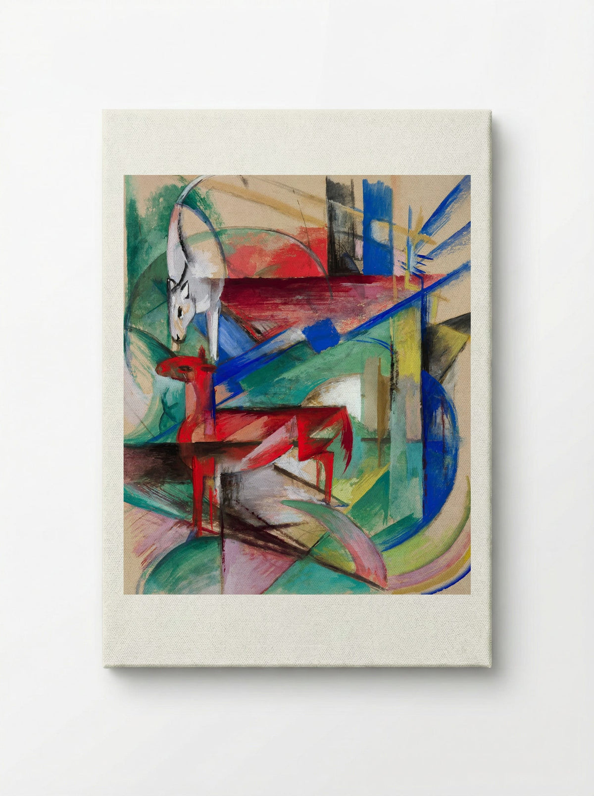 Landscape with Animals - Franz Marc - Canvas