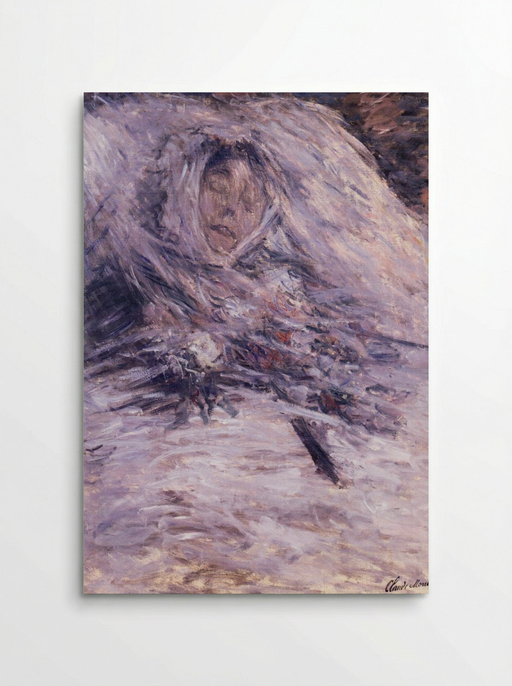 Camille Monet on Her Deathbed - Claude Monet - Poster
