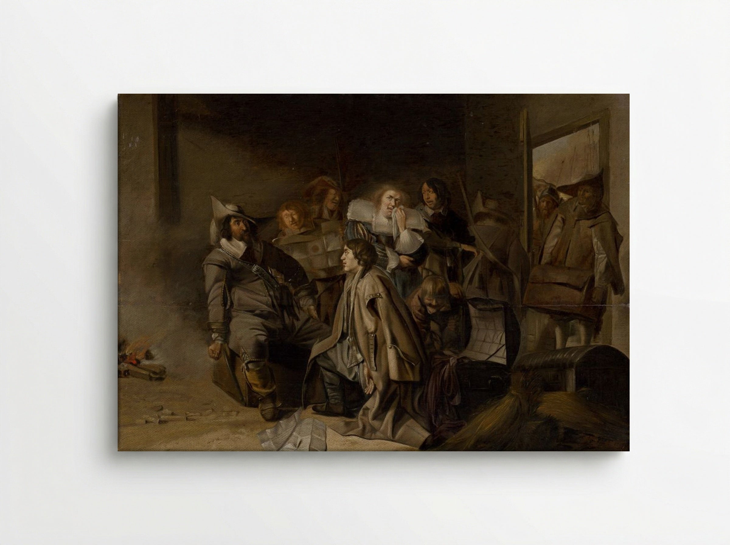 The Questioning of a Prisoner - Pieter Codde - Canvas