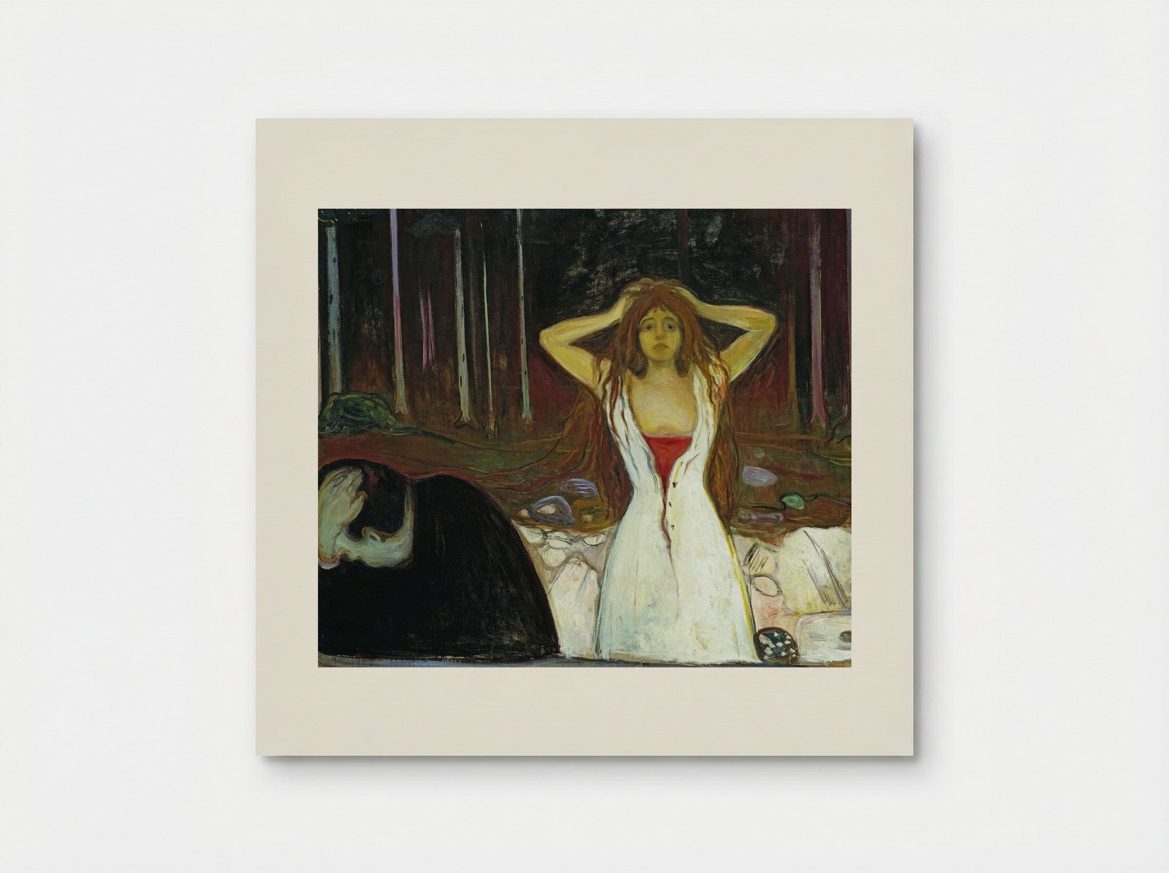 Ashes - Edvard Munch - Poster