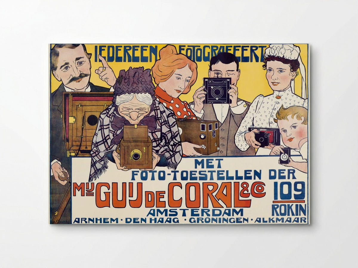 Iedereen Fotografeert (Everyone Photographs) - Johann Georg van Caspel - Poster