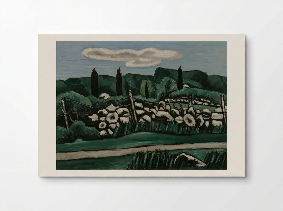 The Last Stone Walls, Dogtown - Marsden Hartley - Poster