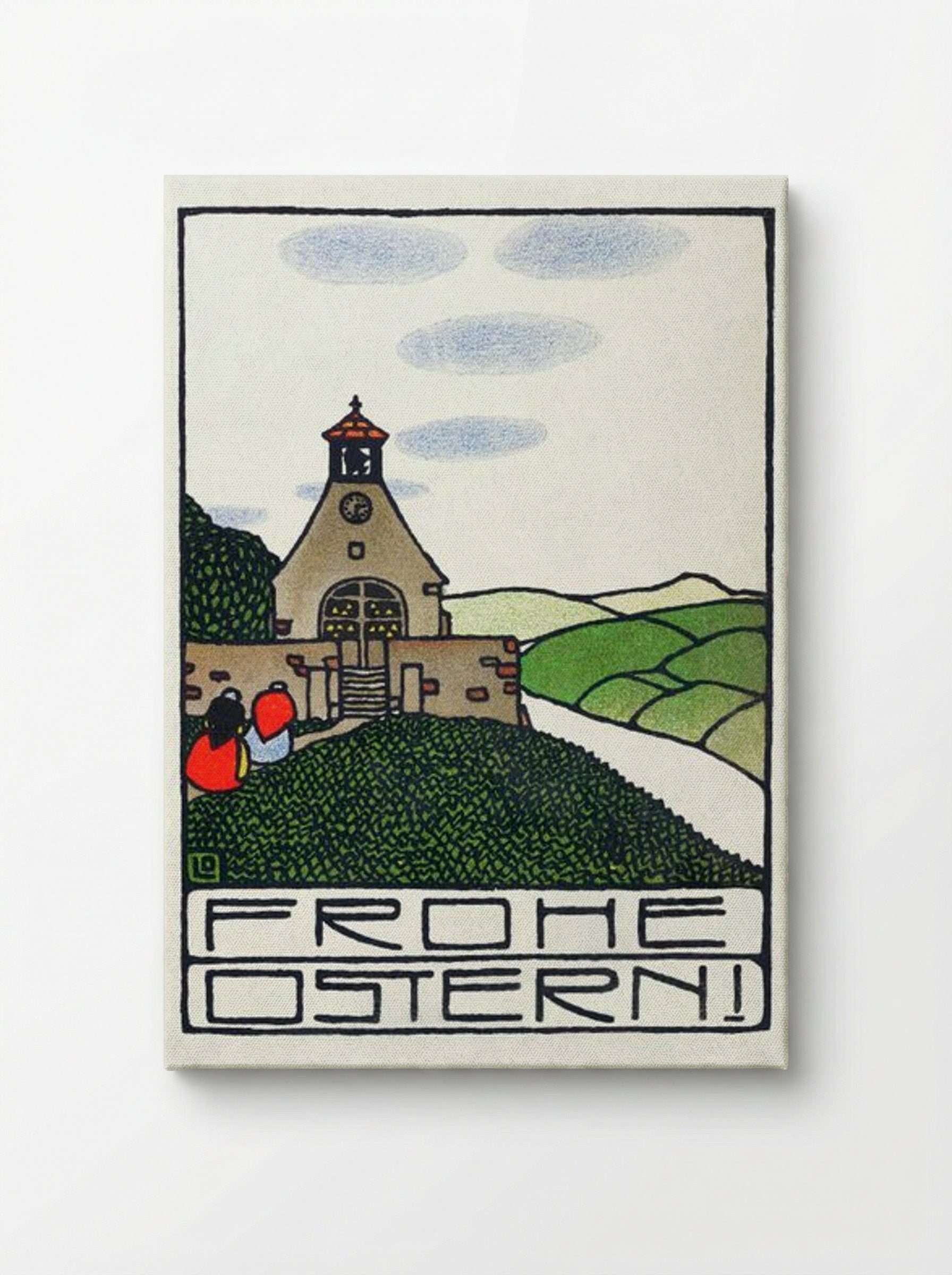 Happy Easter - Otto Friedrich Carl Lendecke - Canvas