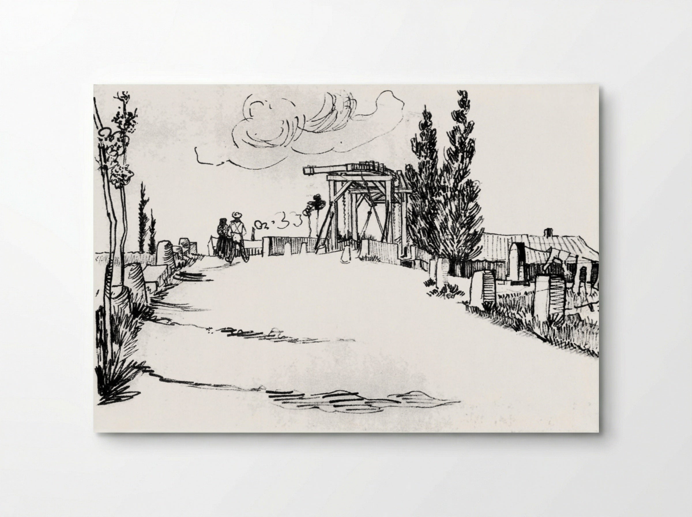 The Langlois Bridge at Arles - Vincent van Gogh - Poster